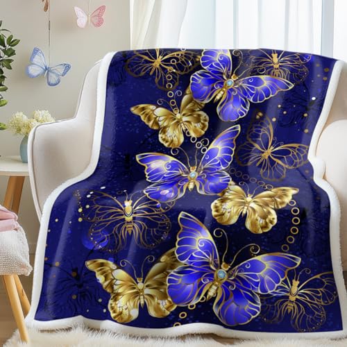 Blue Gold Butterfly