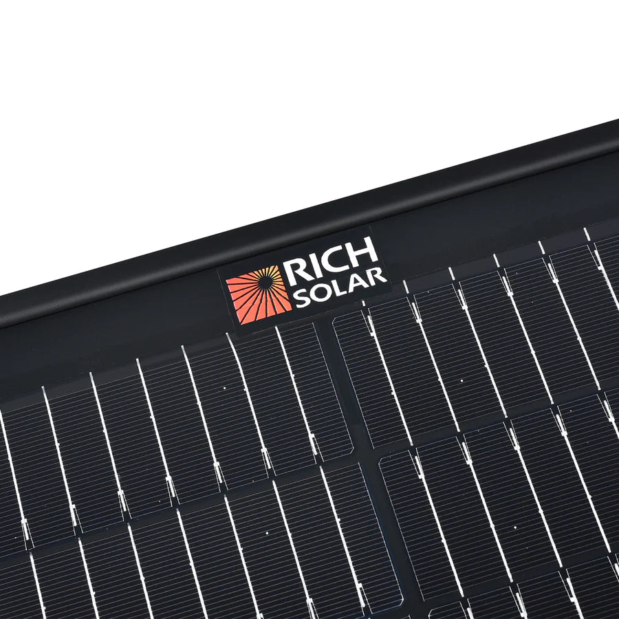 100W Portable Solar Panel Briefcase - High Efficiency 100 Watt Foldable Solar Charger for EcoFlow, Bluetti, Hysolis | Perfect for Camping, RV Trips & Emergency Power Backup