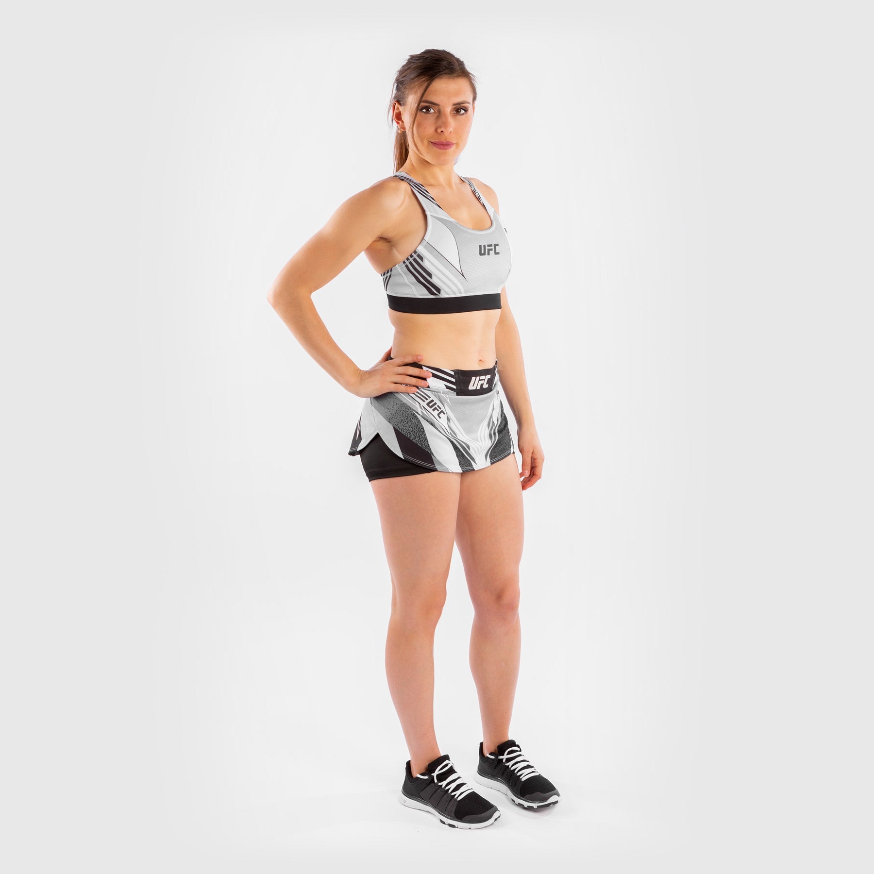 UFC Venum Authentic Fight Night Women's Skort - White | MMA Training & Competition Shorts for Women | Perfect for UFC Training, Workouts & Fitness