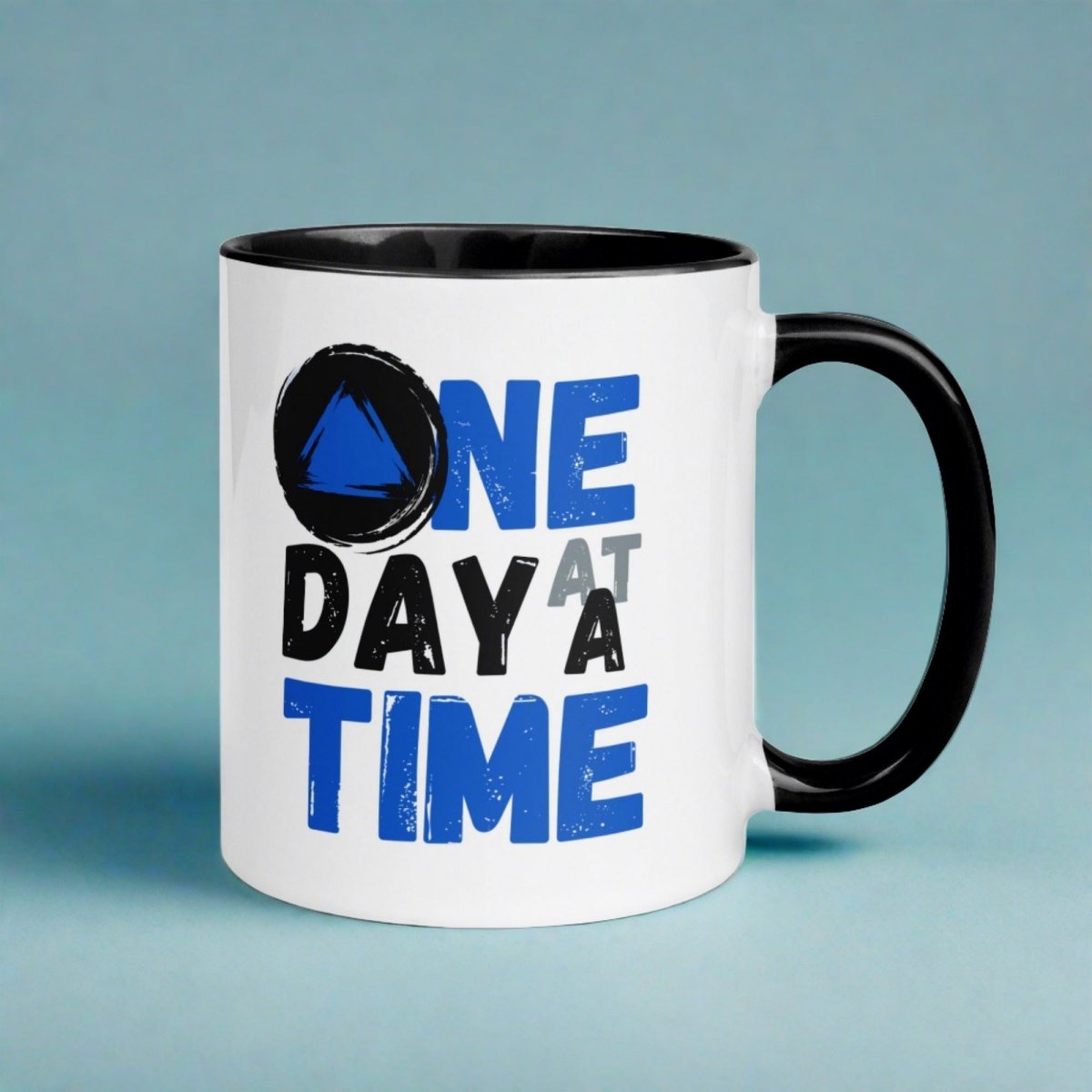 One Day at a Time Inspirational Coffee Mug - Motivational Gift for Friends, Coworkers - Perfect for Office, Home & Daily Encouragement