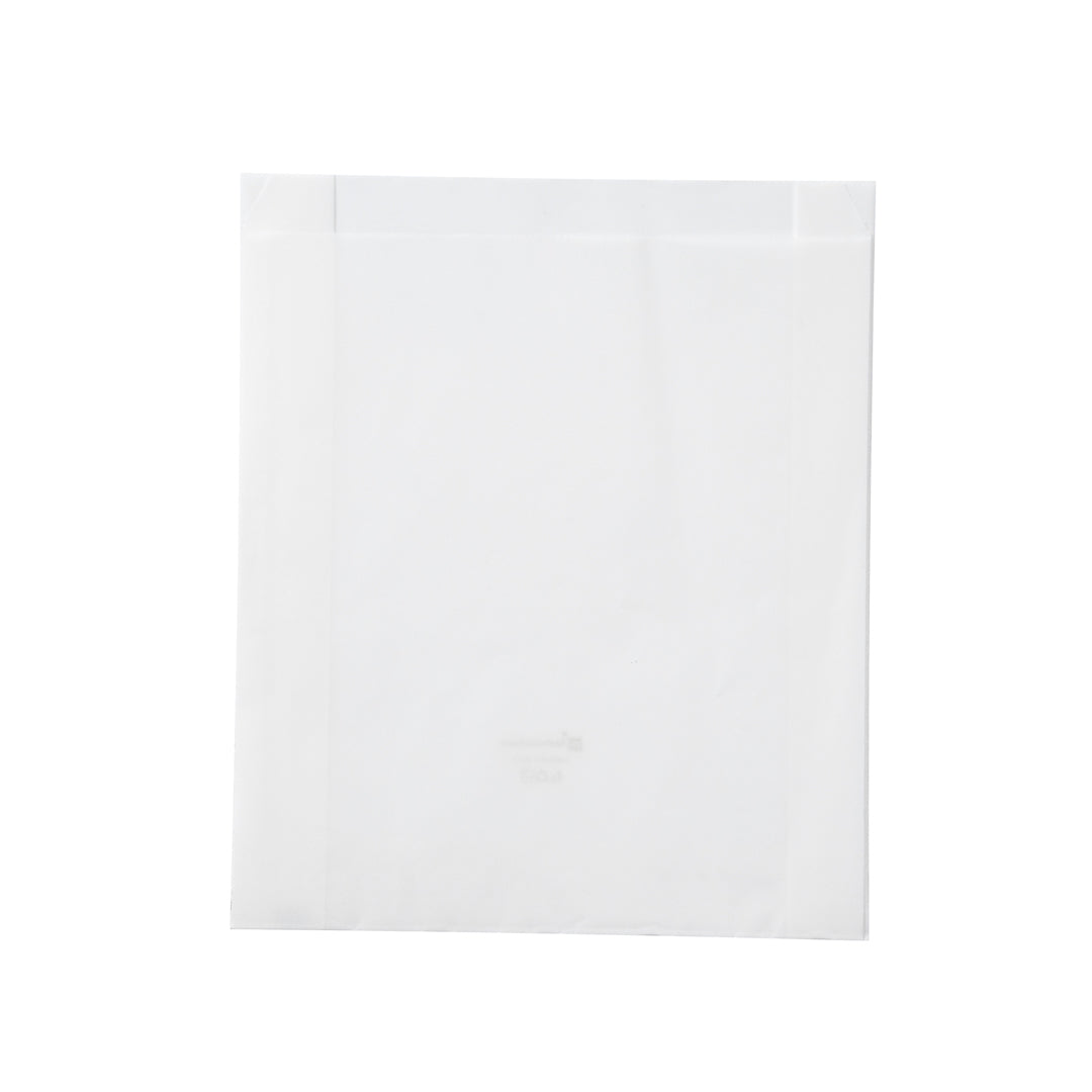 Eco-Friendly White Paper Sandwich & Snack Bags - Silicone Coated, 7