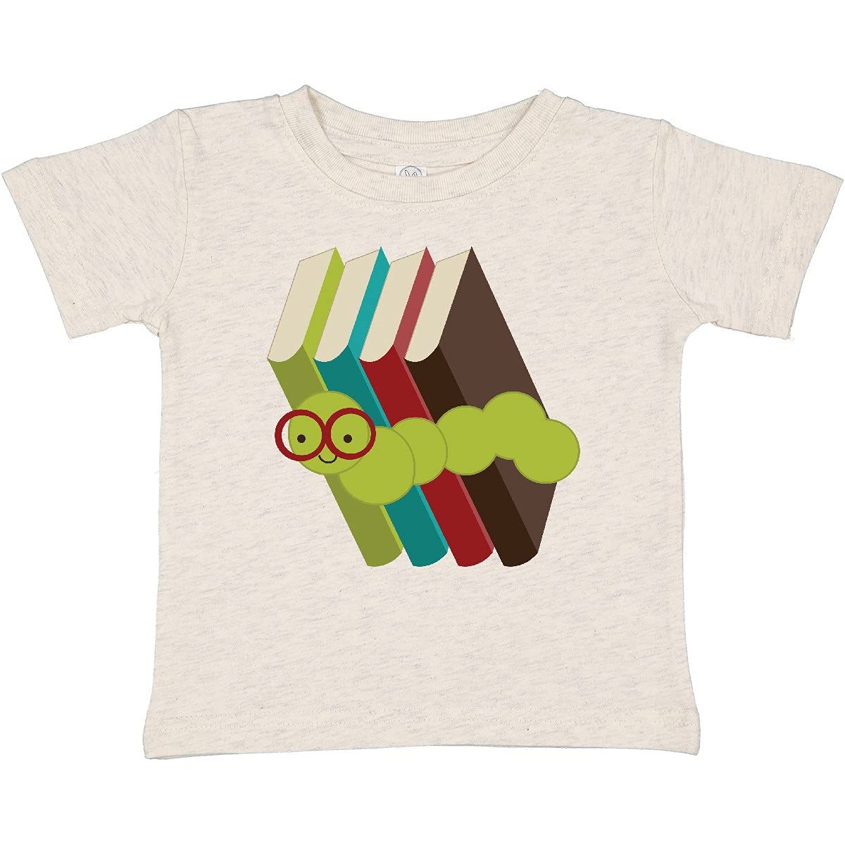 Inktastic Bookworm Books Reading Baby T-Shirt - Cute Reading-Themed Outfit for Toddlers & Infants - Perfect for Library Visits, Storytime & Book Lovers