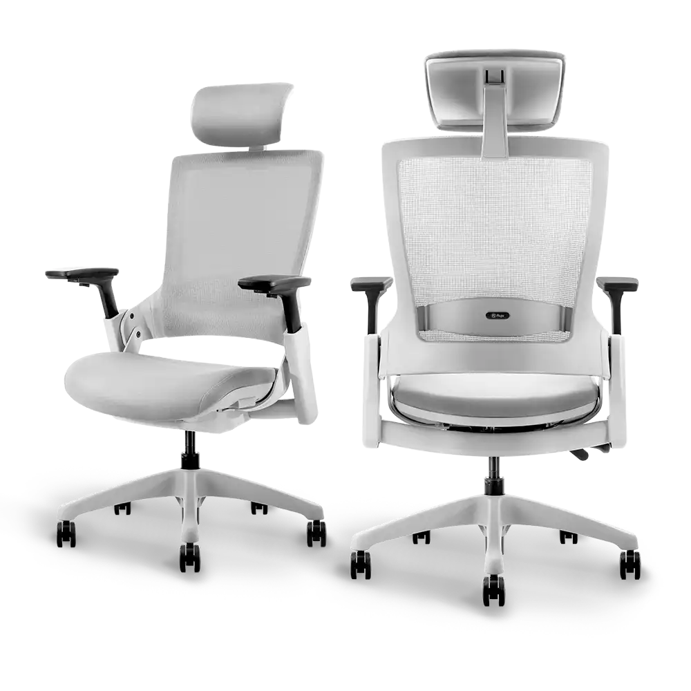 Ergonomic Office Chair with Adjustable Lumbar Support - Comfortable Desk Chair for Home & Work - Perfect for Long Hours Sitting, Gaming, and Studying