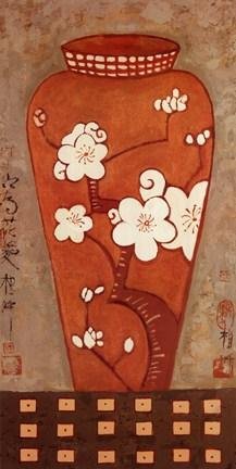 Young-Mi Chi Asian Vase Art Print - 20x40 Inches Wall Decor, Modern Home Decor for Living Room, Bedroom & Office - LAST FEW IN STOCK!