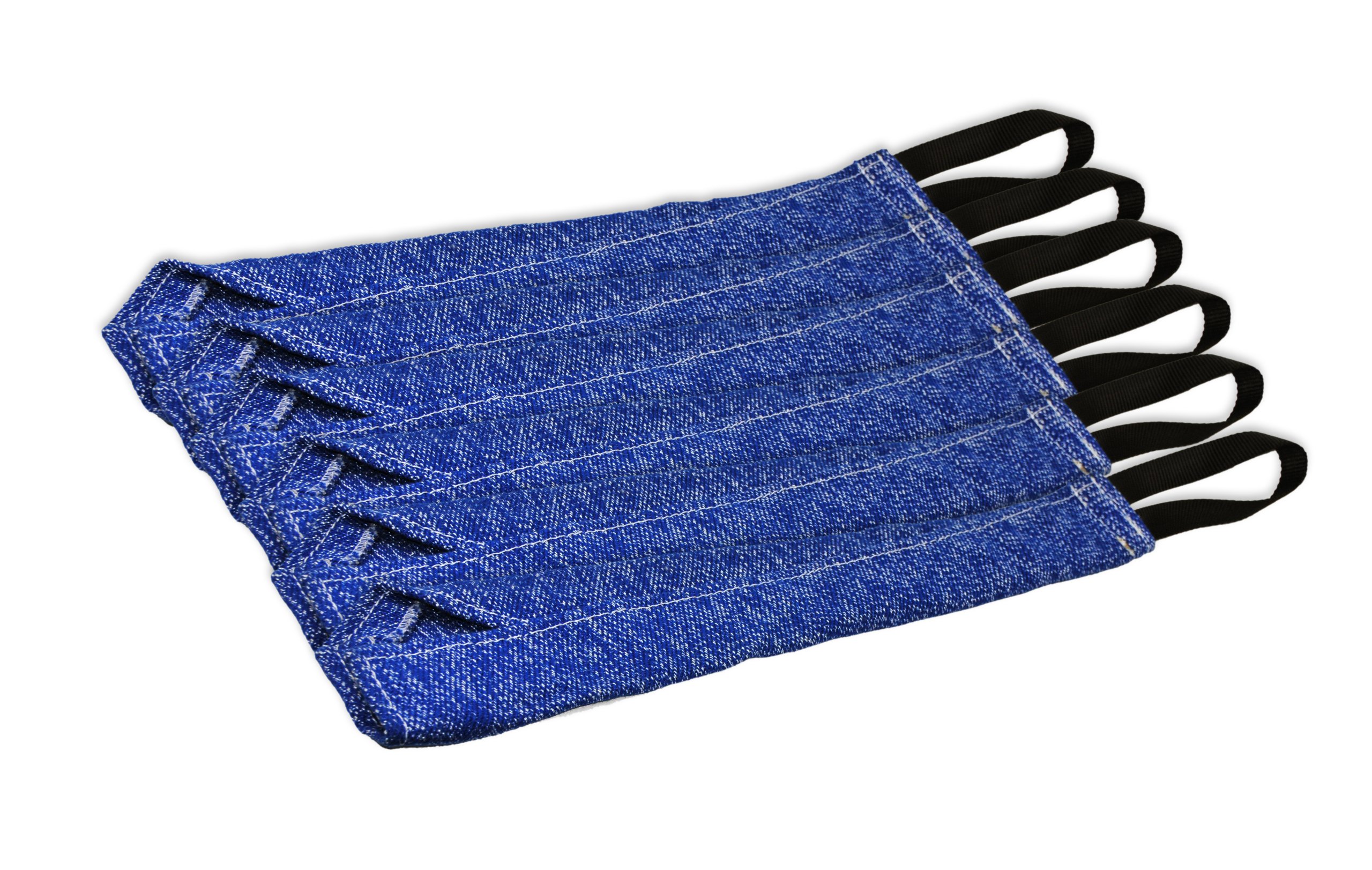 Dean & Tyler Bundle of 6 Bite Rags for Dogs - Premium French Linen Dog Chew Toys, 24-Inch Durable Pet Training Rope - Perfect for Puppy Teething, Aggressive Chewers & Interactive Playtime