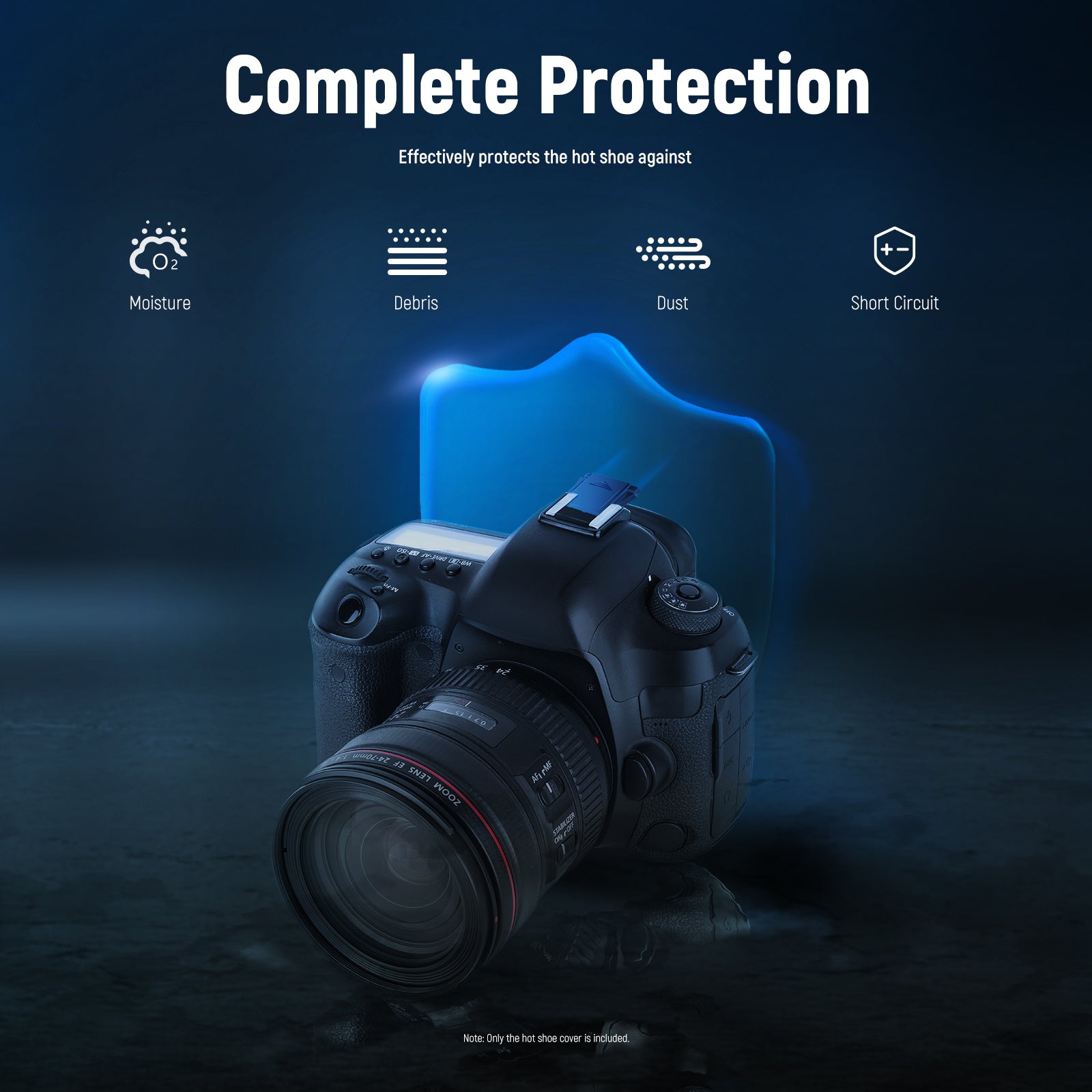 NEEWER 4-Pack Camera Hot Shoe Cover Caps - DSLR/SLR/Mirrorless Camera Accessory Protector - Dust & Moisture Proof for Professional Photography & Outdoor Shooting