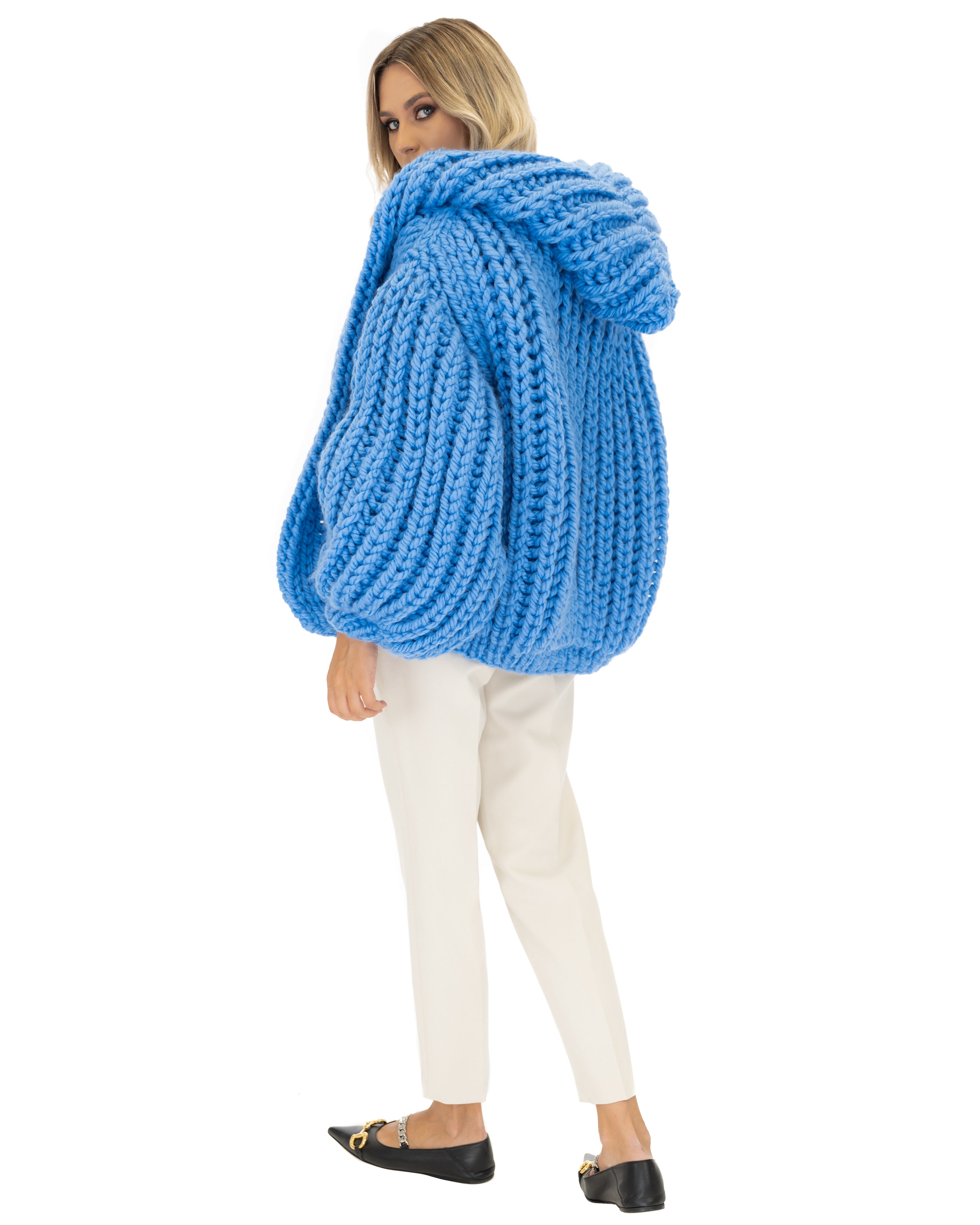 Stylish Hooded Chunky Cardigan for Women - Cozy Oversized Knit Sweater | Perfect for Fall, Winter & Casual Outfits