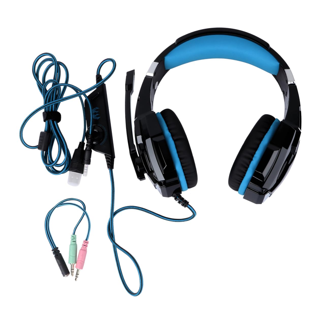 OSALADI Professional Gaming Headset with 3.5mm Jack - Noise Cancelling Over-Ear Headphones for PC, PS4, Xbox - Durable & Stylish Design for Gamers & Streamers - Perfect for Gaming, Streaming & Online Meetings