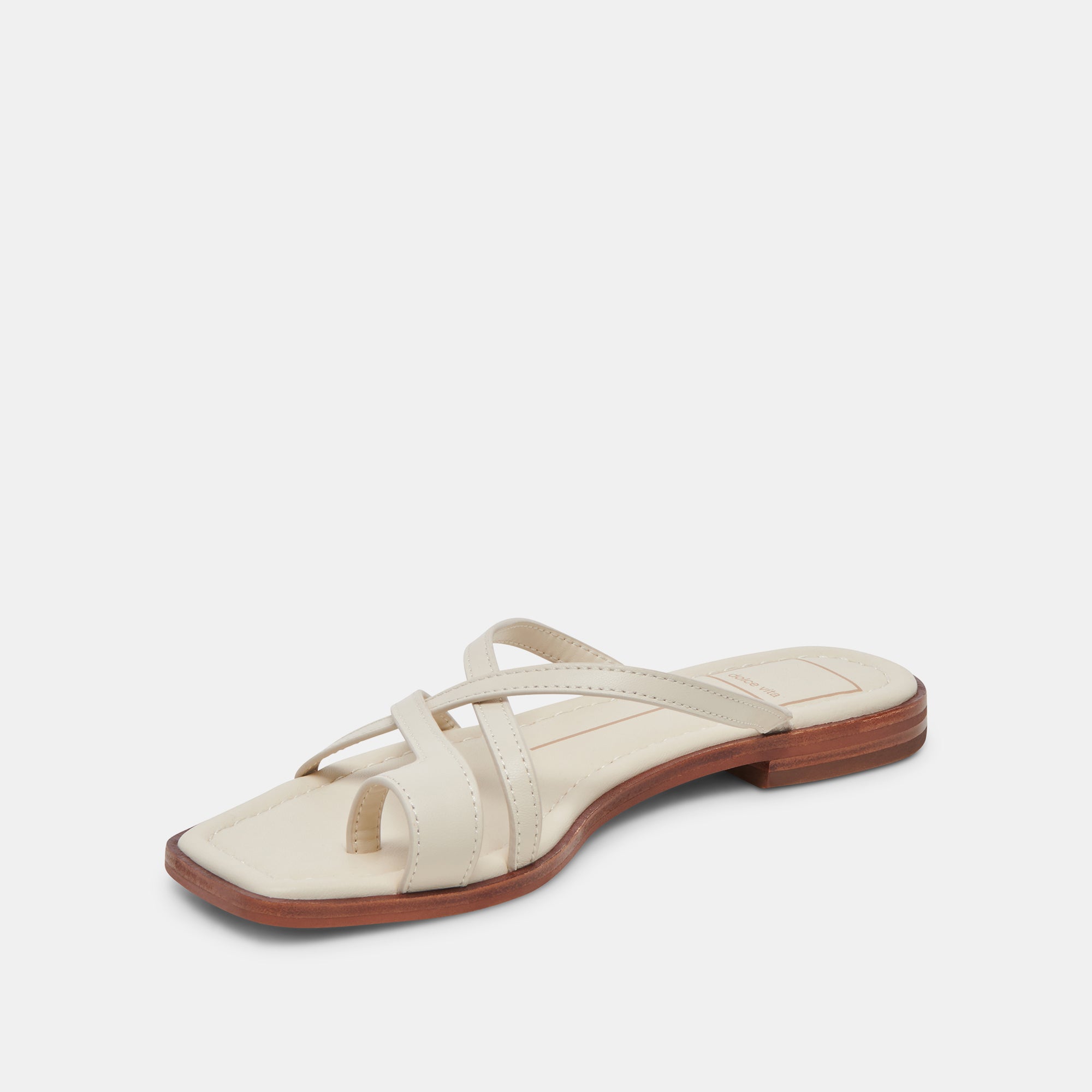 Indigo Sandals for Women - Ivory Leather Comfortable Summer Sandals - Perfect for Beach, Vacation & Casual Wear