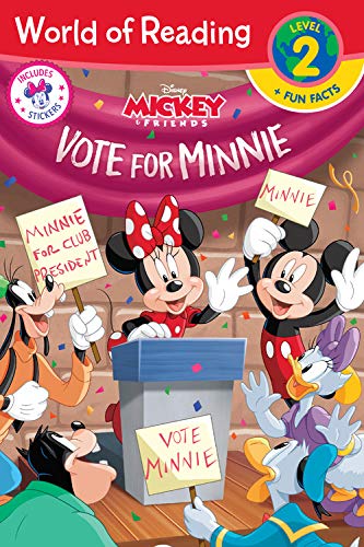Vote for Minnie - Disney Mickey & Friends Level 2 Early Reader Book for Kids | Perfect for Beginner Reading Practice, Classroom Activities & Disney Storytime
