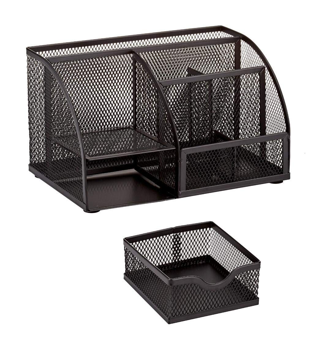 Anova Mesh Desk Organizer - 7 Compartments with Drawer for Office & Home Use