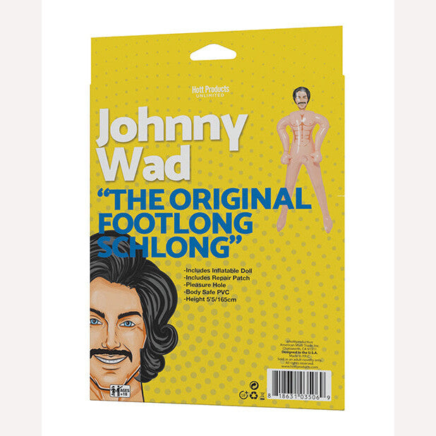 Johnny Wad Realistic Blow Up Doll with Large Penis - Adult Novelty Toy for Parties & Bachelor Events