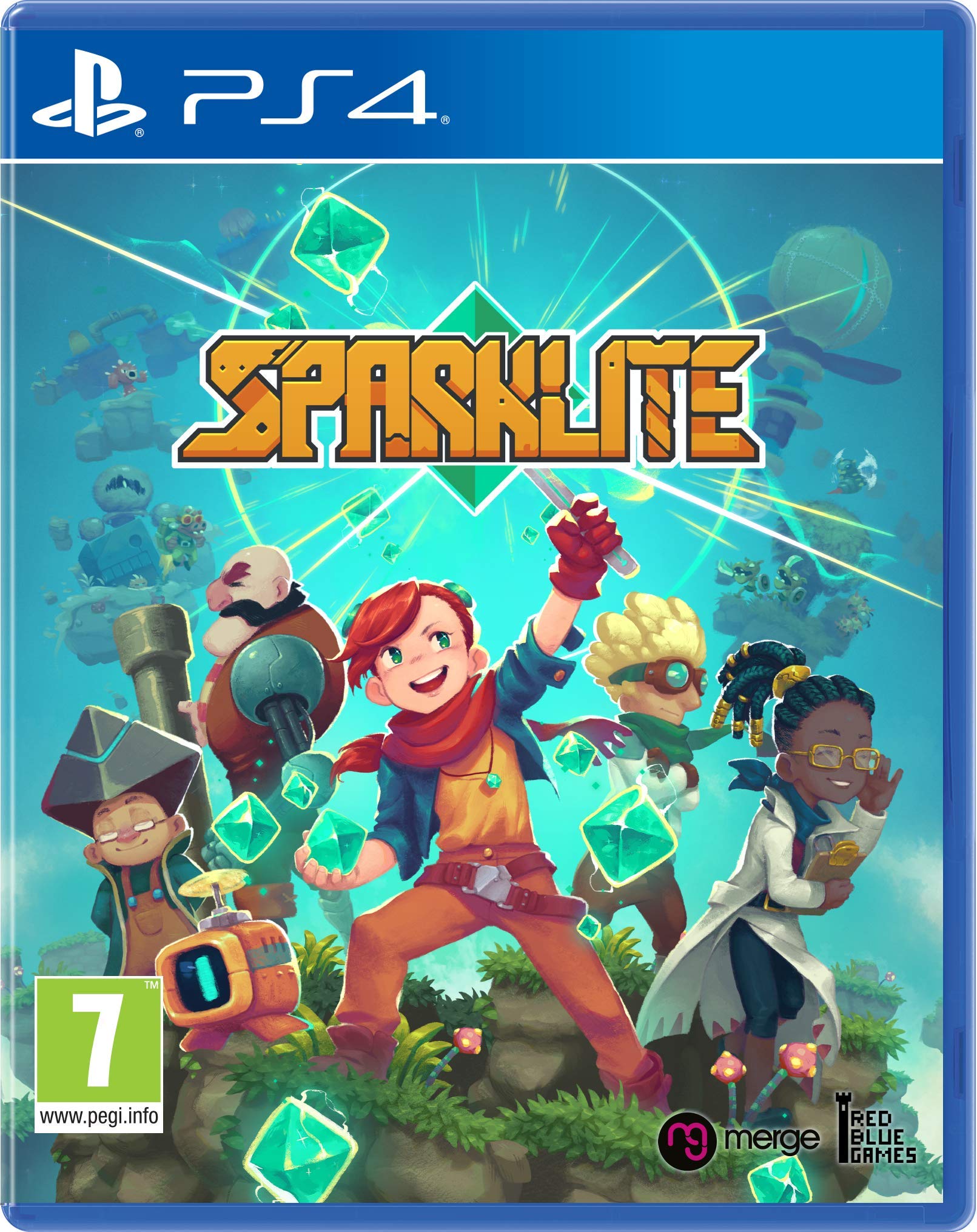 Sparklite for PS4 - Action-Adventure RPG Game with Stunning Pixel Art & Dynamic Gameplay - Perfect for Solo Gaming & Retro Enthusiasts