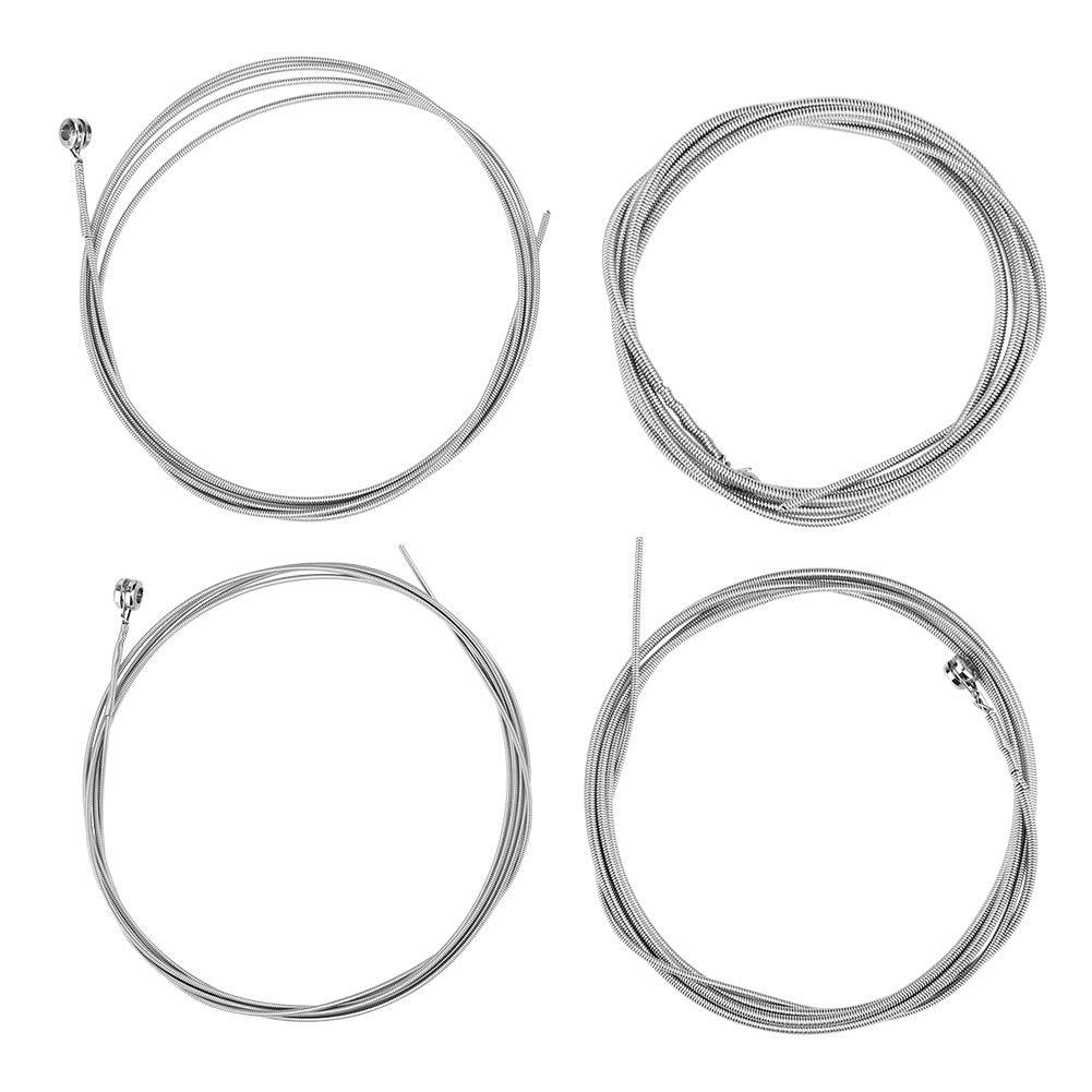Eujgoov Electric Bass Guitar Strings - 1/1.4/2/2.5mm Gauges - Smooth 4-String Set for Precision & Durability - Perfect for Rock, Jazz & Studio Recording