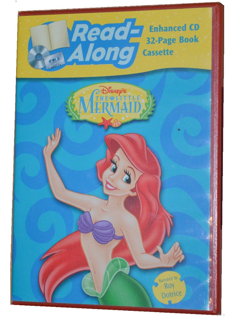 Disney's The Little Mermaid Read-Along Storybook - 32 Page Illustrated Children's Book for Bedtime Reading & Early Learning | Perfect for Kids' Storytime, Gift Giving & Disney Fans