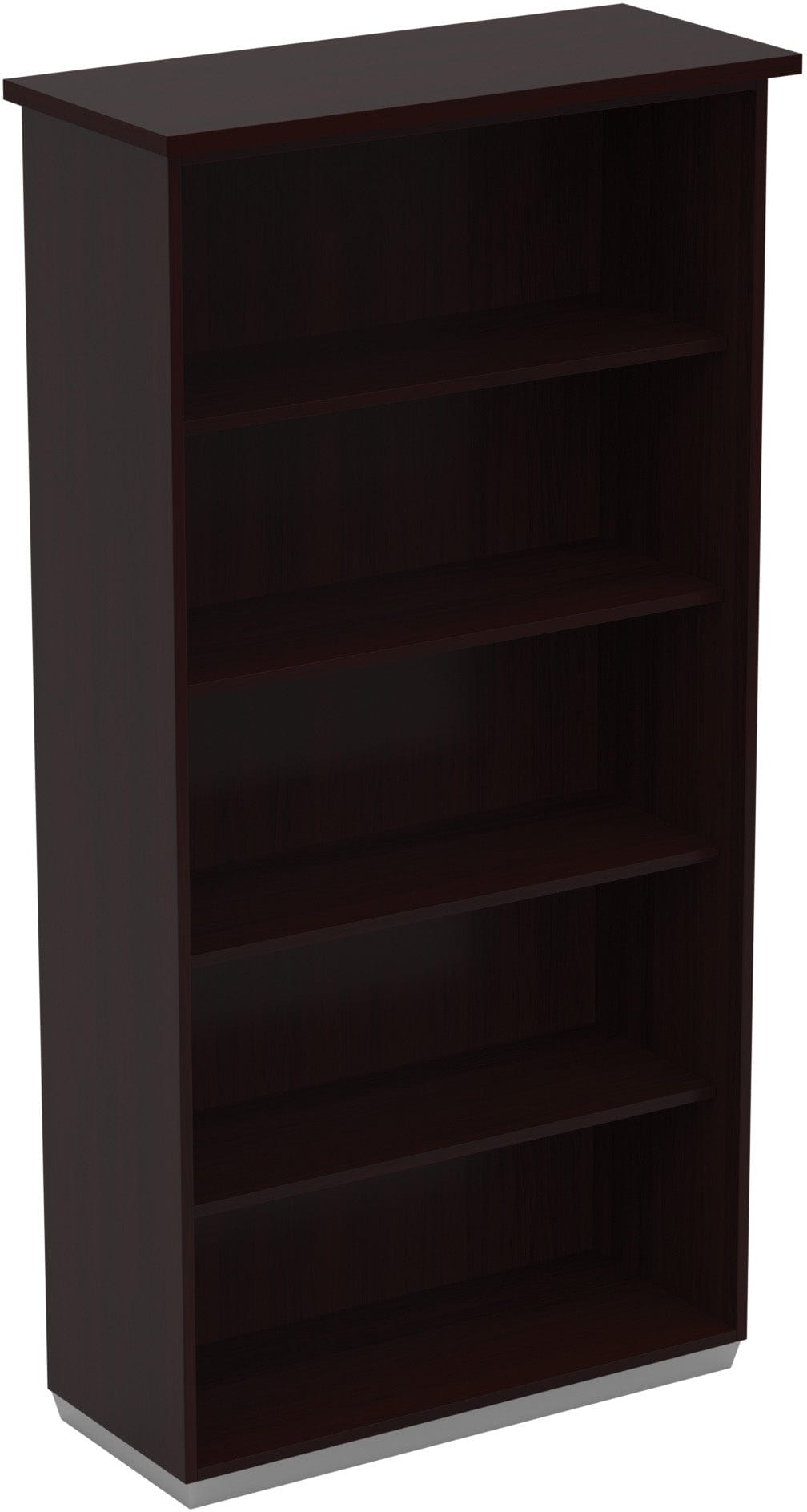 Office Star Tuxedo 5 Shelf Bookcase - Modern Wood Bookshelf for Home & Office Storage [TUX 56] - Perfect for Organizing Books, Decor & Office Supplies
