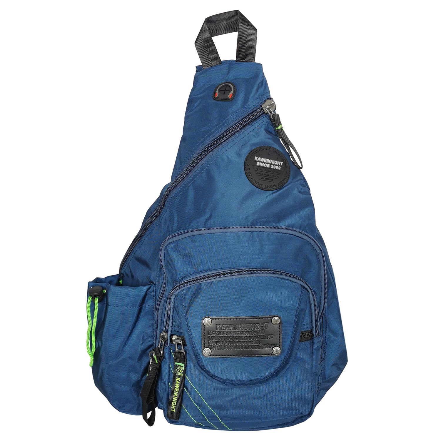 Large Crossbody Sling Bag for Tablet & Travel - Waterproof Shoulder Backpack with USB Charging Port, Anti-Theft Design - Perfect for Commuting, Hiking & Outdoor Adventures (Blue)