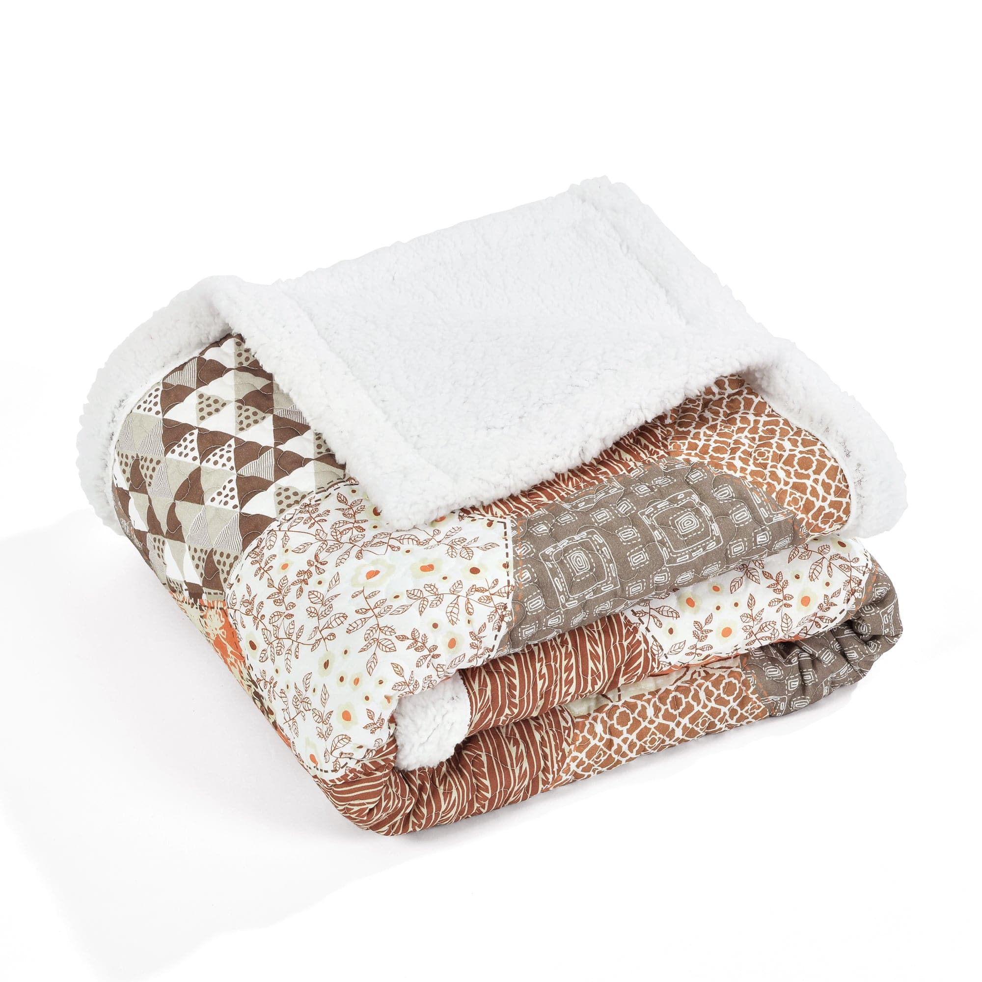 Briley Cozy Sherpa Throw Blanket - Ultra Soft & Warm Fleece Blanket for Couch, Bed, and Travel - Perfect for Winter Nights, Movie Time, and Relaxing at Home