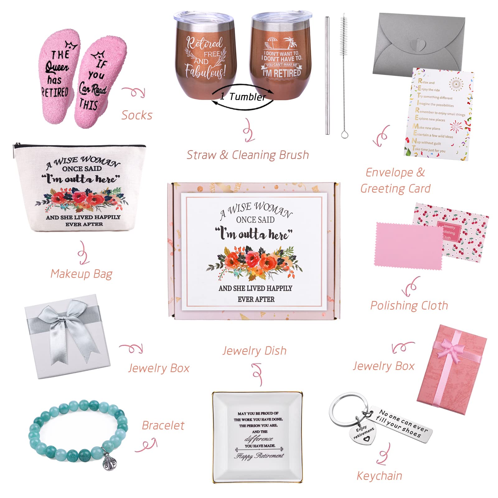 Best Retirement Gifts for Women - Coworker, Boss & Retirees | Perfect for Office Farewells