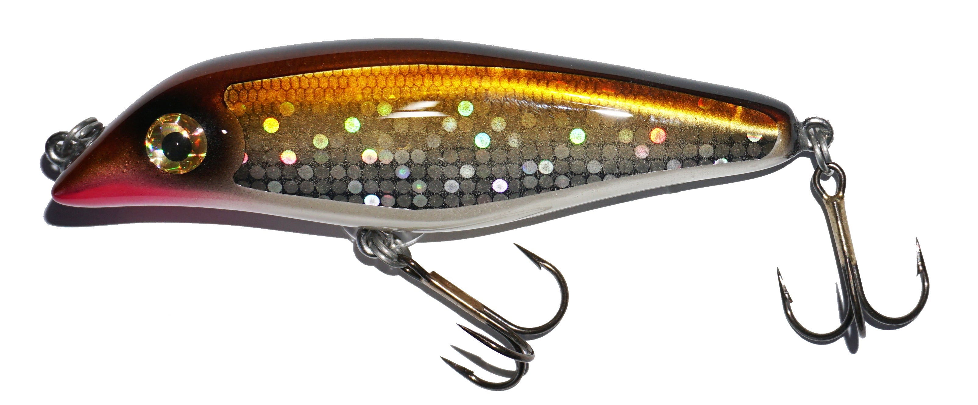 Big Fork Flash Sand Cat 4.5 Jerkbait Fishing Lure - Topwater Bass Fishing Bait for Freshwater & Saltwater - Perfect for Casting, Trolling and Jigging