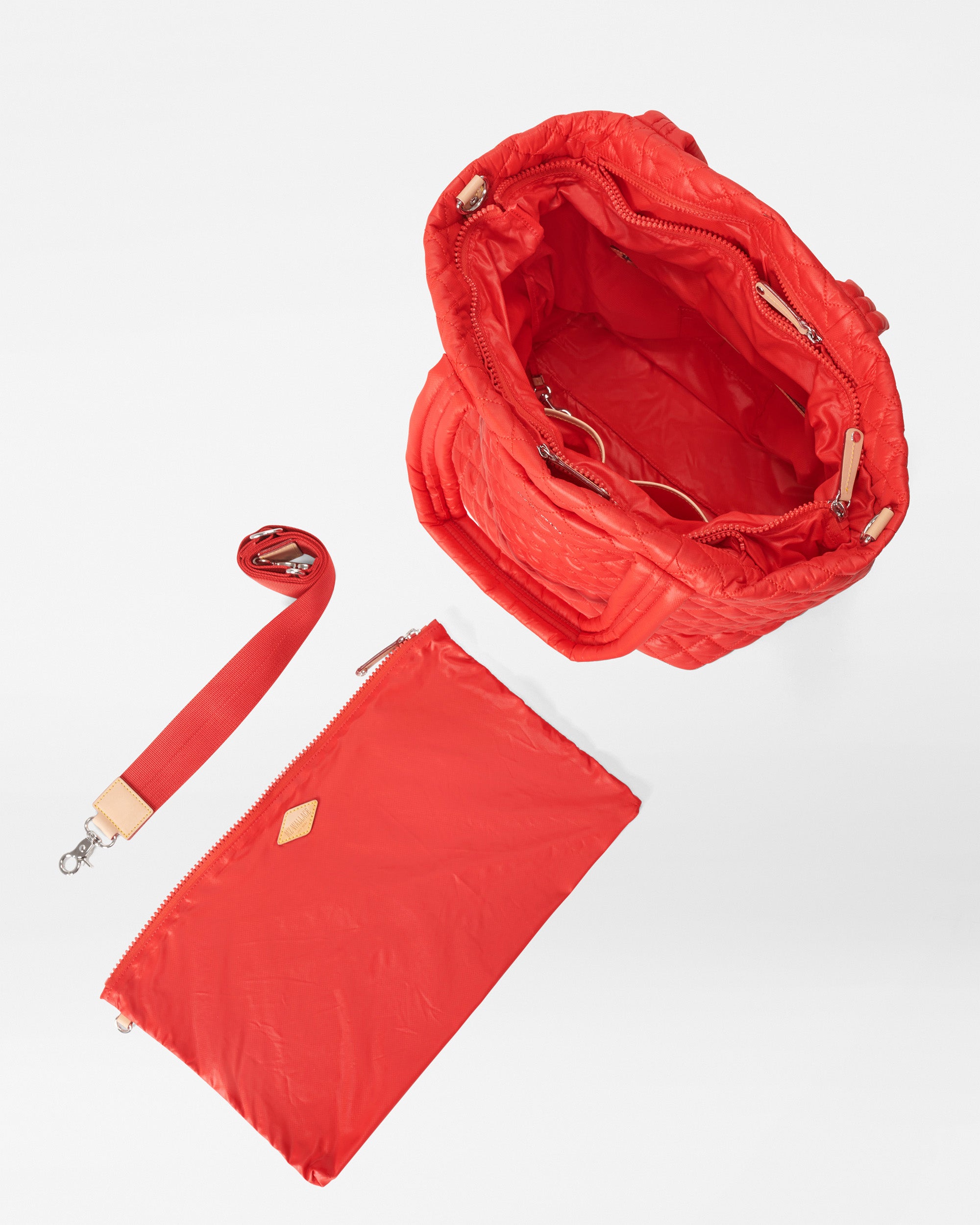 Bright Cherry Medium Metro Tote Deluxe - Stylish Women's Handbag for Work, Travel & Shopping - Perfect for Office, Commute & Daily Use