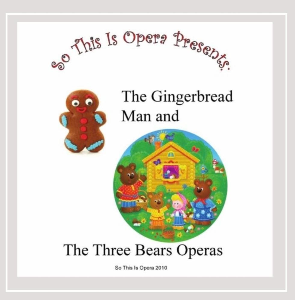Gingerbread Man & Three Bears Opera Toys for Preschool Kids Playtime