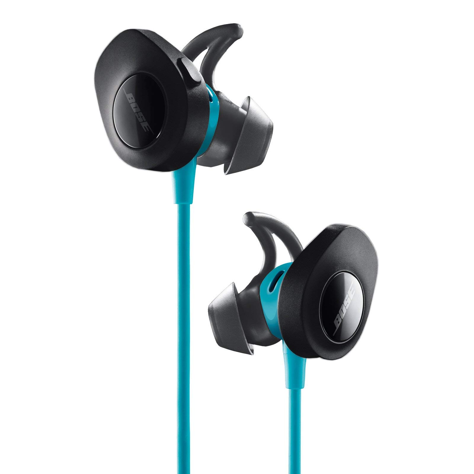 Bose SoundSport Wireless Bluetooth Headphones - Aqua Blue (Renewed Certified) | Sweatproof Sports Earbuds for Running, Gym & Workout | Noise Cancelling Headset for iPhone & Android