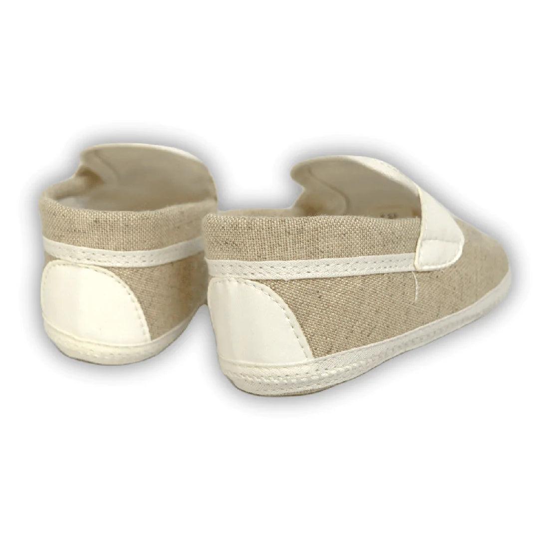 Premium Italian-Made Baby Boy Sand Baptism Shoes – Perfect for Christening, First Communion & Special Occasions