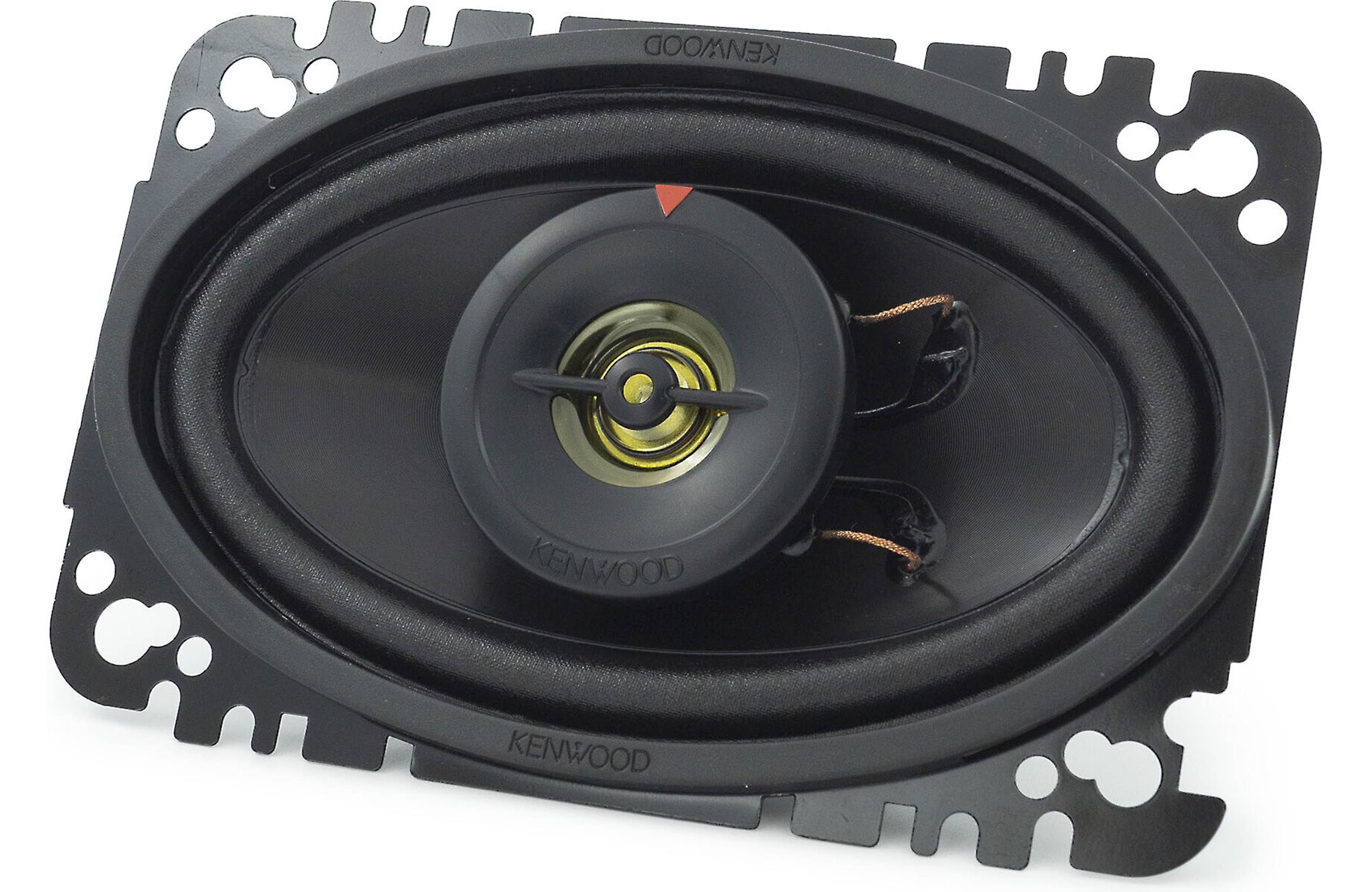Kenwood KFC 4675C 4x6 Inch 2-Way Coaxial Car Speakers (Pair) - Premium Sound for Cars, Trucks & SUVs - Perfect for Upgrading Your Vehicle Audio System