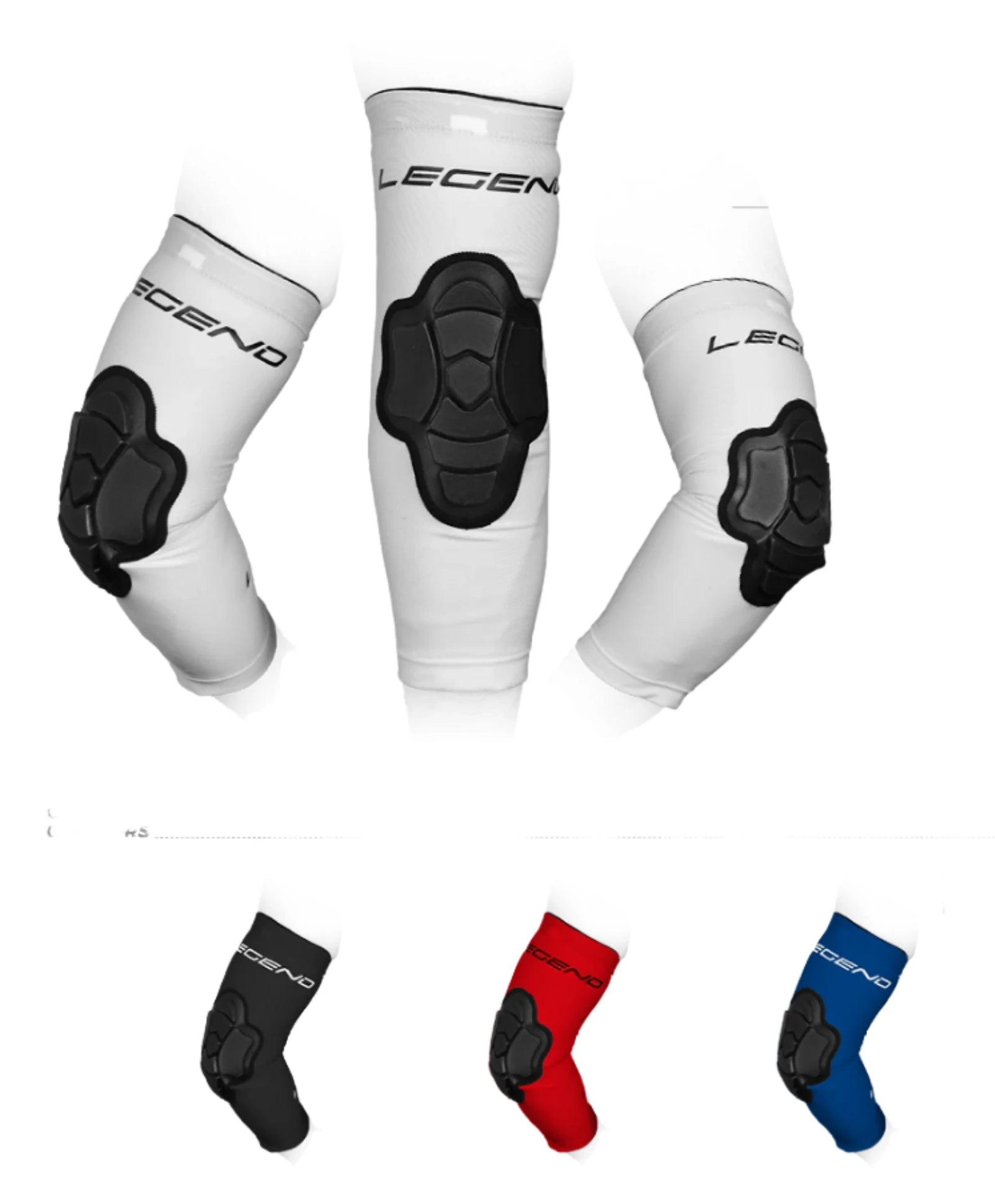 Legend Elbow Guard - Protective Sports Elbow Pads for Basketball, Volleyball & Weightlifting - Breathable & Comfortable Arm Support for Athletes & Fitness Enthusiasts