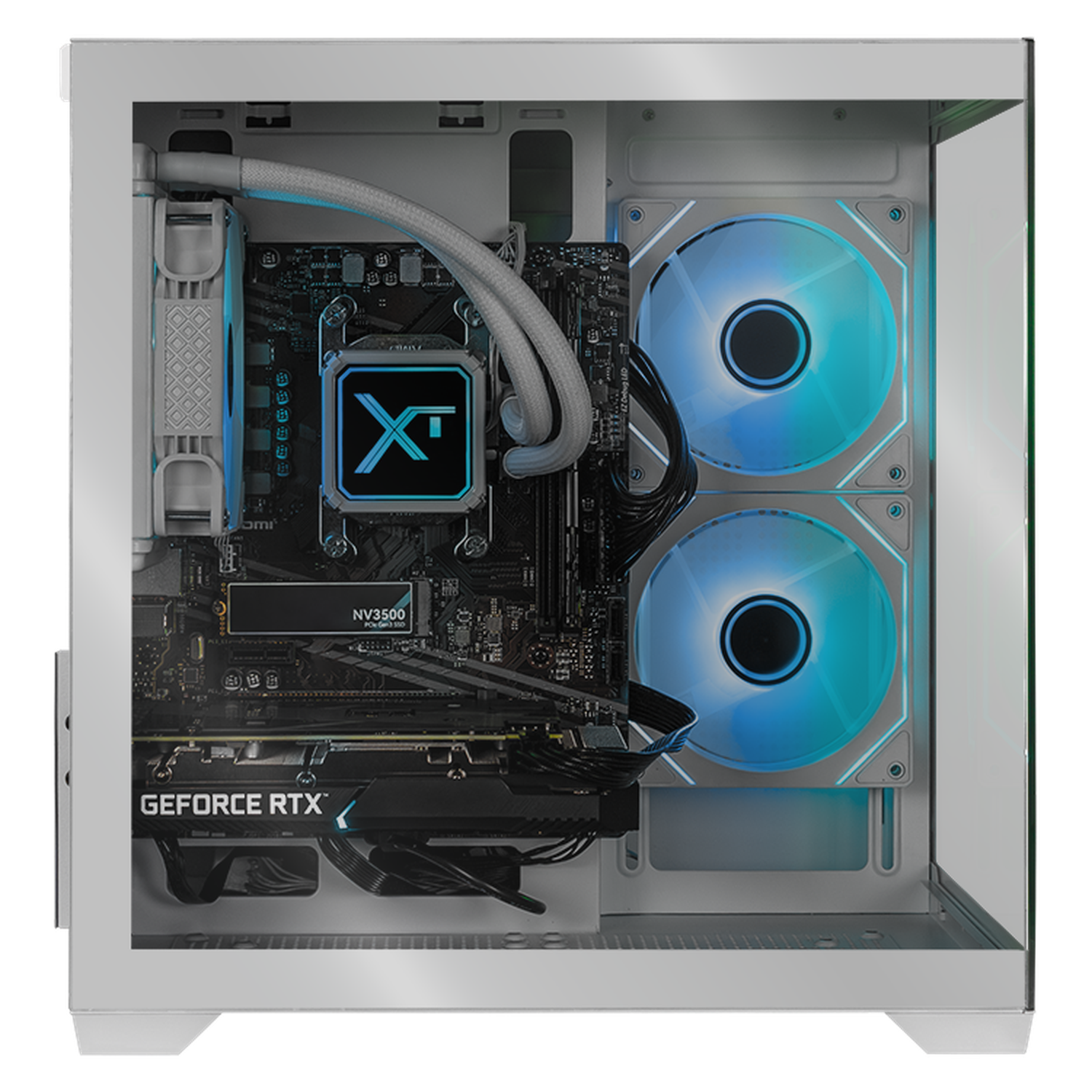 Xtreme Gaming PC - NVIDIA GeForce RTX 3060, AMD Ryzen 7 5700, 32GB RAM, 1TB SSD, Liquid Cooling, WiFi - Perfect for 4K Gaming, Streaming & VR