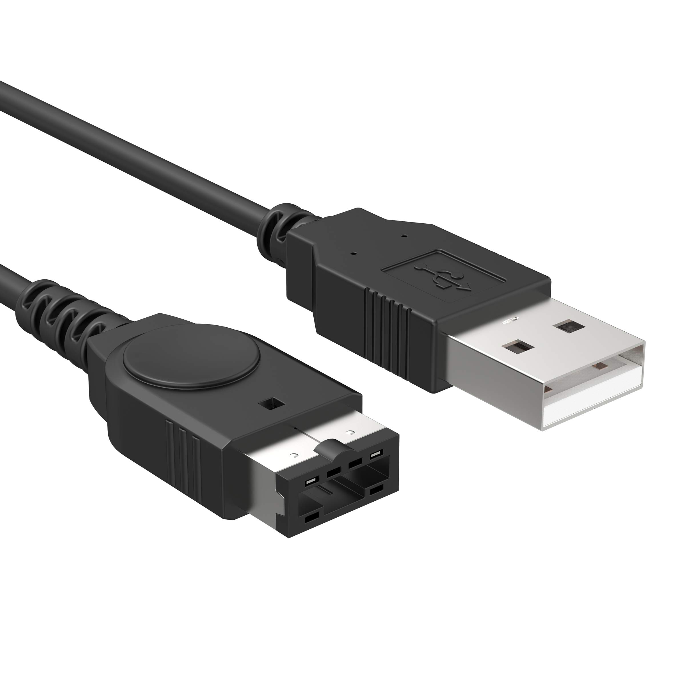 Funturbo 2-Pack GBA SP Charger Cable - Compatible with Gameboy Advance SP, Nintendo DS & NDS - 3.9ft USB Power Charging Cord for Gaming On-The-Go, Travel & Home Use