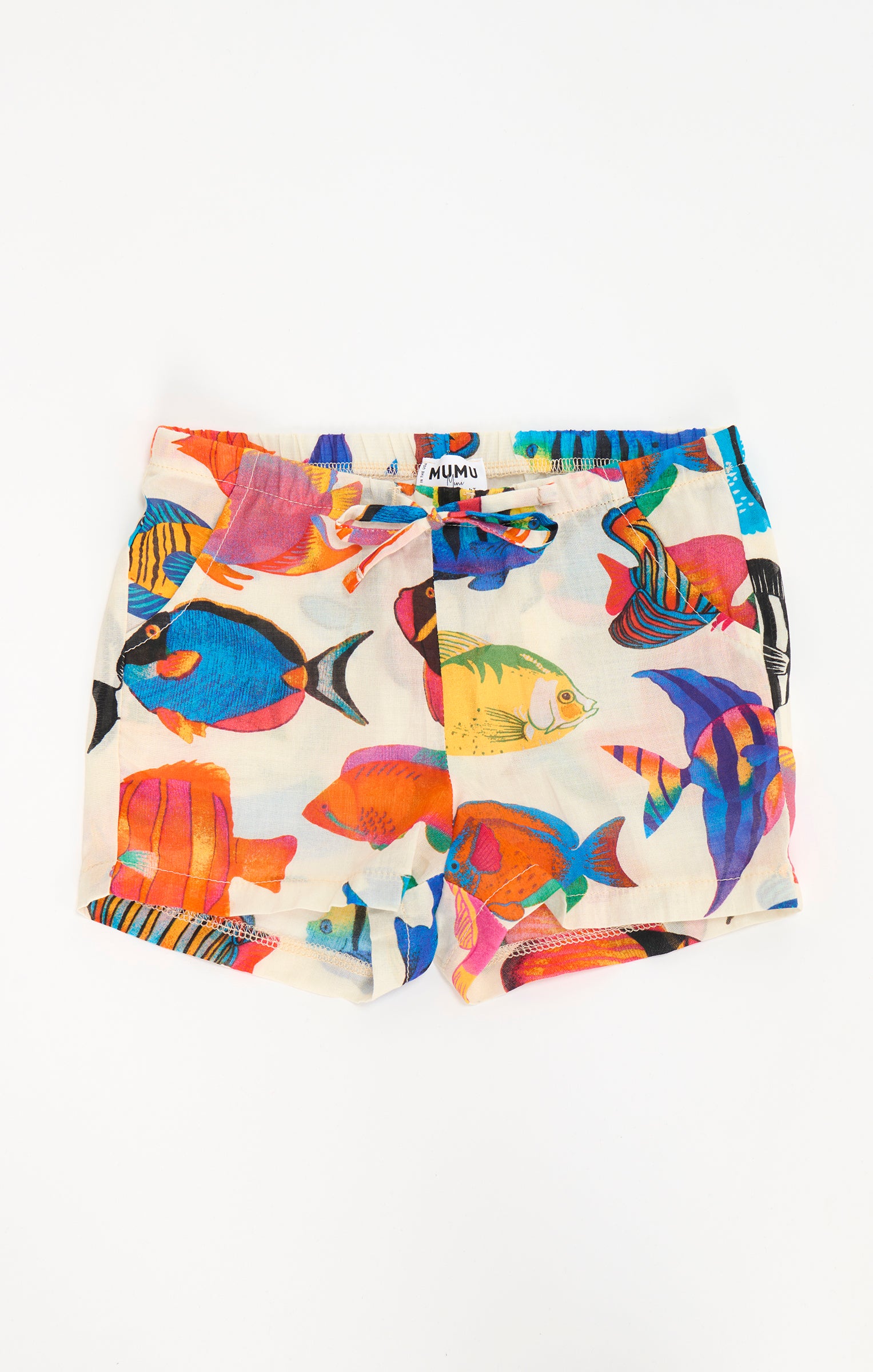 Lil Easy Shorts for Women - Comfortable Stretchy Rainbow Reef Print Casual Shorts | Perfect for Beach, Yoga, and Summer Outfits