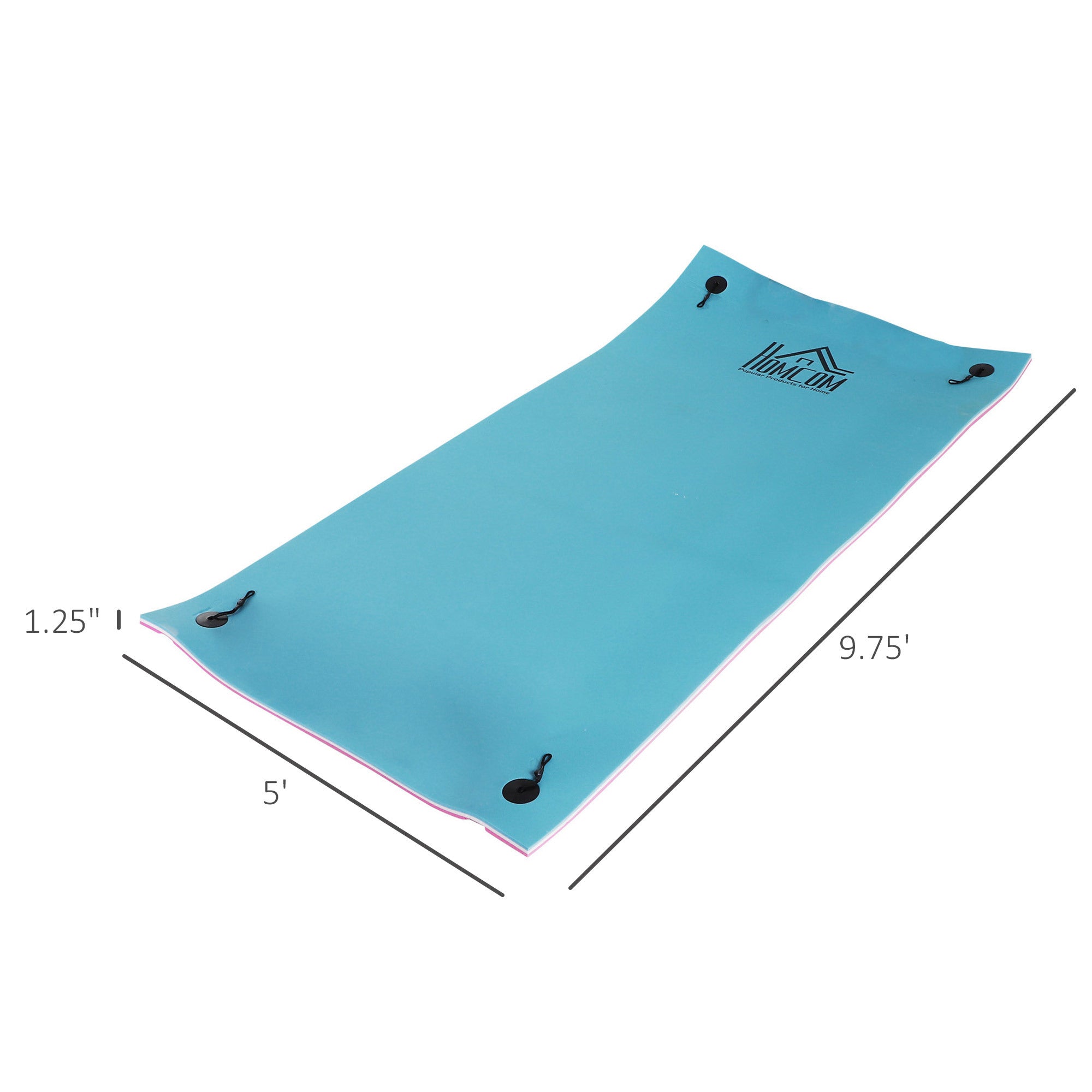 10' x 5' Floating Water Mat - 3 Layer Thick & Durable Lily Pad Pool Float for Swimming, Lakes & Oceans - Perfect for Family Fun, Relaxation & Water Activities