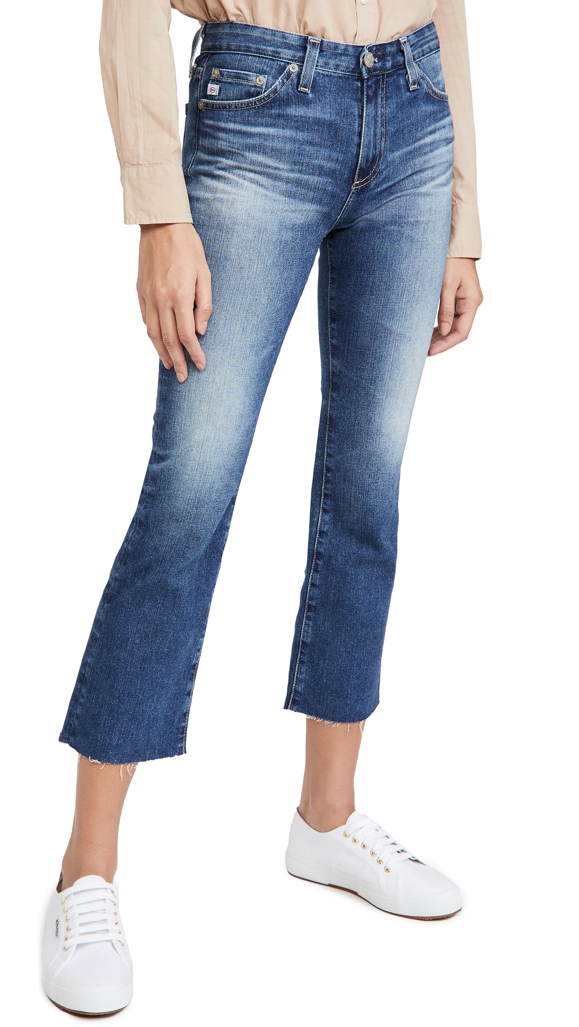 AG Adriano Goldschmied Women's Jodi High-Rise Crop Jeans | Distressed Denim Skinny Ankle Jeans for Women | Perfect for Casual Outfits, Date Nights & Weekend Wear