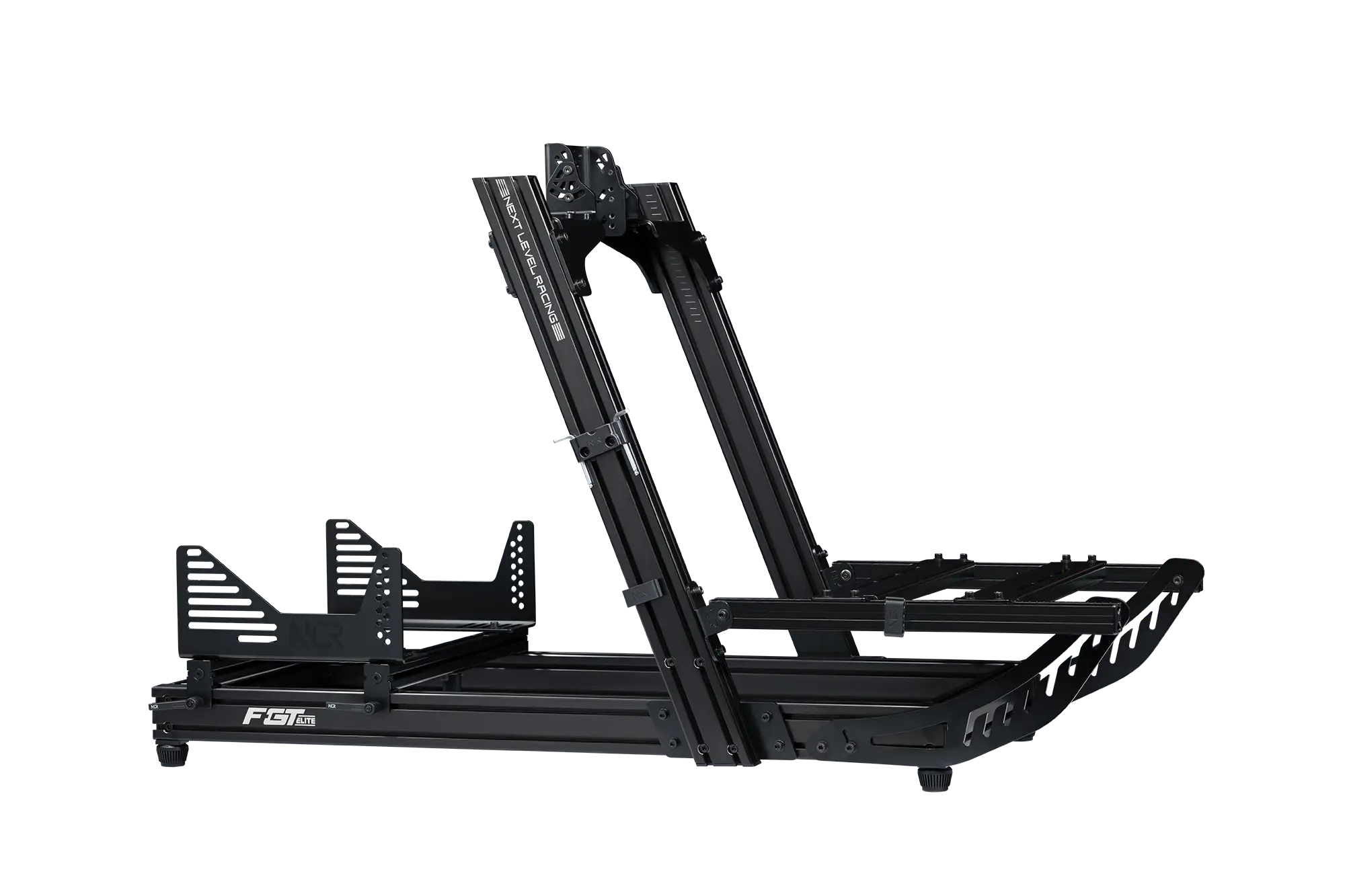 Next Level Racing F GT Elite Lite Side & Front Plate Edition - Adjustable Racing Cockpit for Sim Racing Enthusiasts | Perfect for PC, PS5, Xbox Series X | Home Gaming Setup & Professional Esports Training