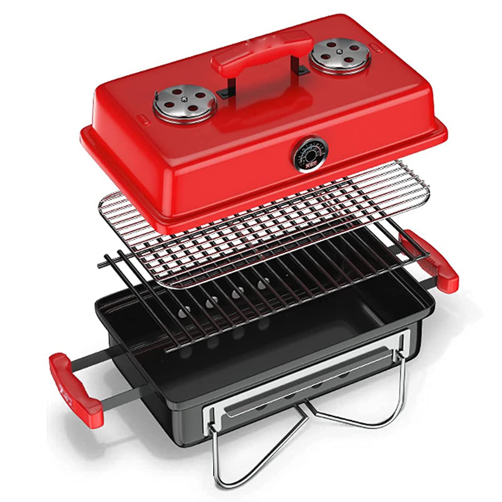 Portable Folding Charcoal Grill for Outdoor BBQ, Picnic, Backyard & Patio - Compact & Lightweight for Camping, Tailgating & Beach Parties