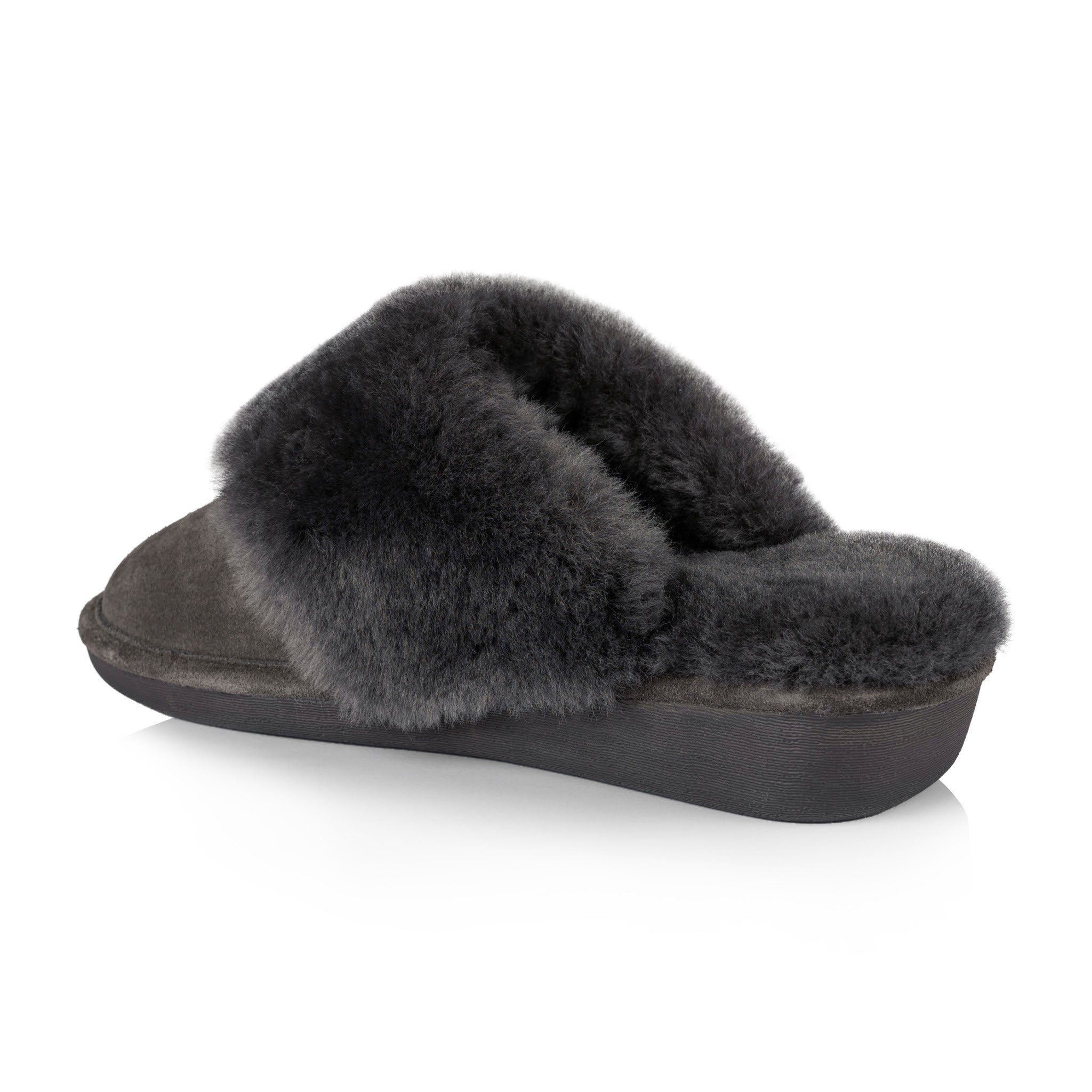 Scarlet Women's Cozy Memory Foam Slippers - Soft Grey House Shoes for Indoor Comfort, Perfect for Relaxing at Home, Lounging & Winter Warmth