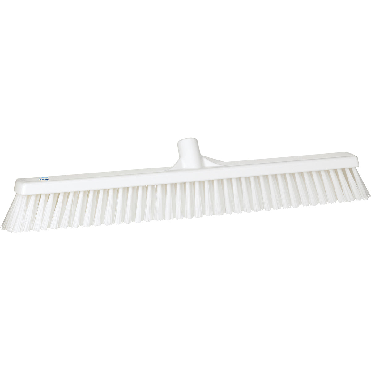 24 Vikan Combo Soft & Stiff Broom Head - Dual Texture for Efficient Cleaning - Perfect for Kitchens, Warehouses, and Industrial Use
