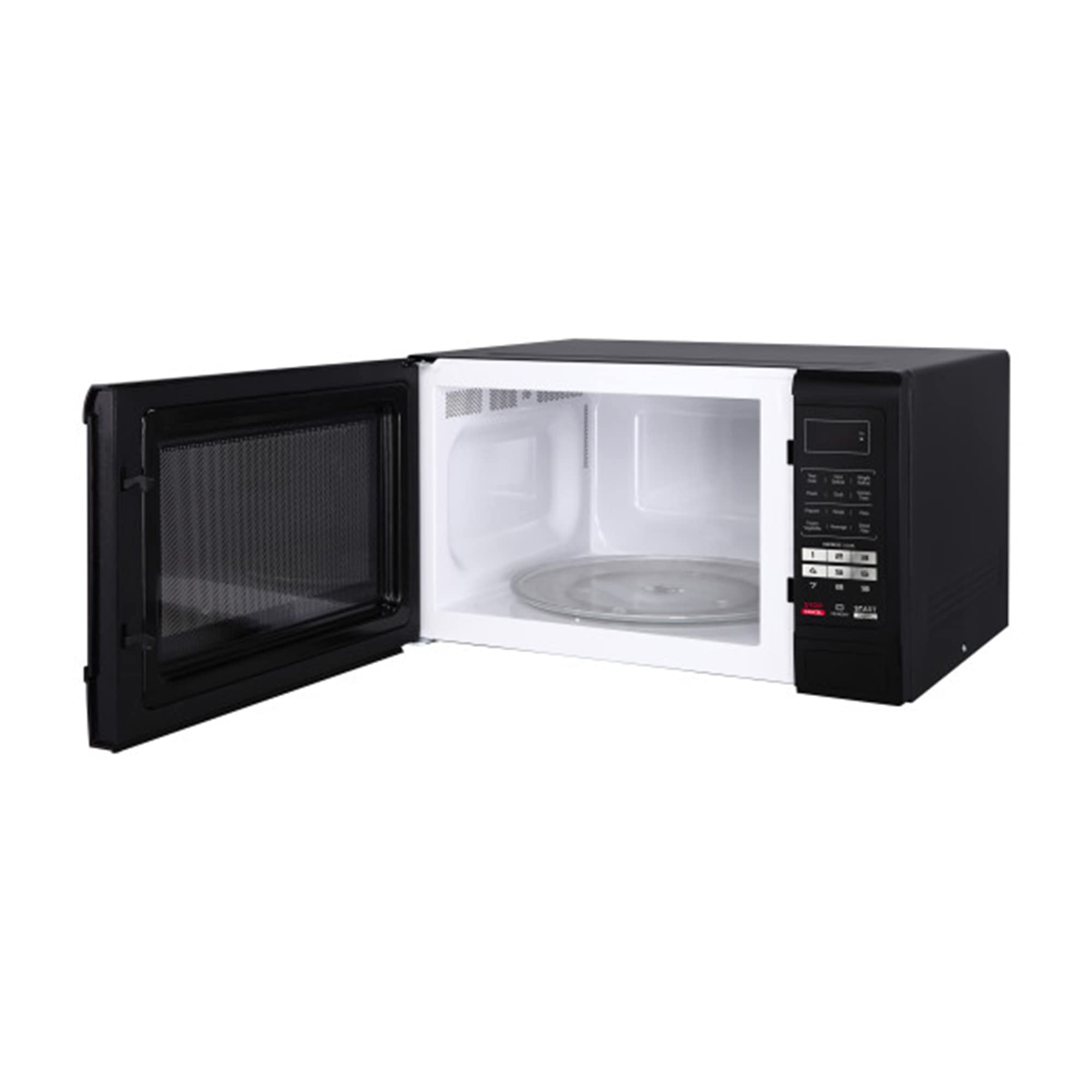 Magic Chef Countertop Microwave Oven - 1100W, 1.6 Cu Ft Compact Space-Saving Design, Black - Perfect for Small Kitchens, Dorms & Office Break Rooms