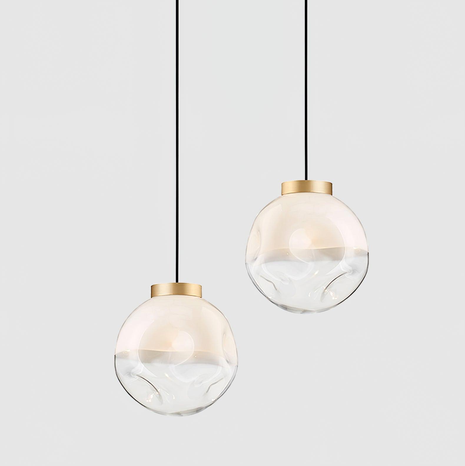 Ecar Pendant Lamp - Modern Hanging Light Fixture for Living Room, Bedroom & Kitchen - Energy Efficient LED Ceiling Light with Adjustable Height