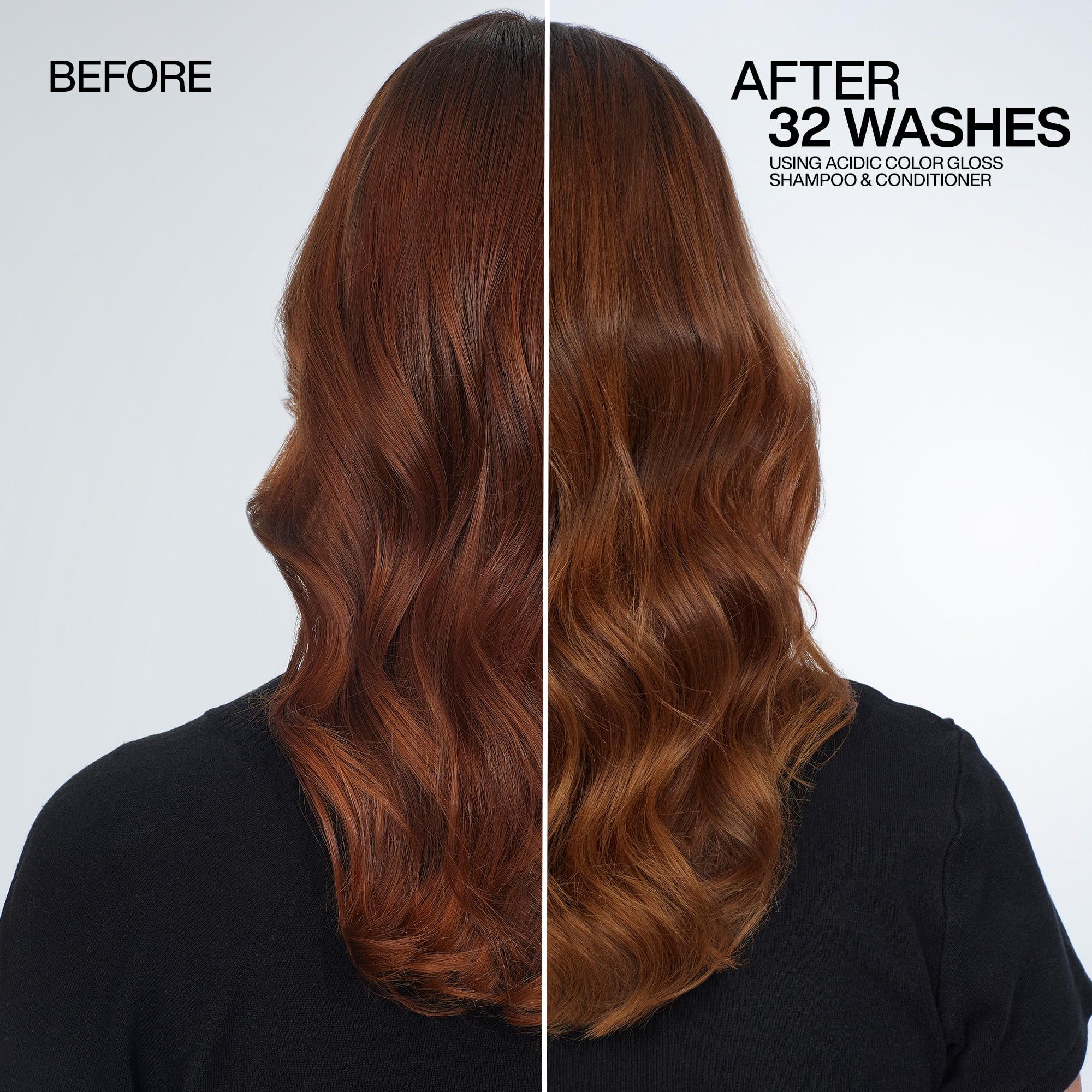 Redken Acidic Color Gloss Shampoo, Conditioner & Heat Protectant Set - Citric Acid & Apricot Oil for Vibrant Color-Treated Hair | Extends Shine, Prevents Fading & Heat Damage | Perfect for Salon-Quality Hair Care at Home