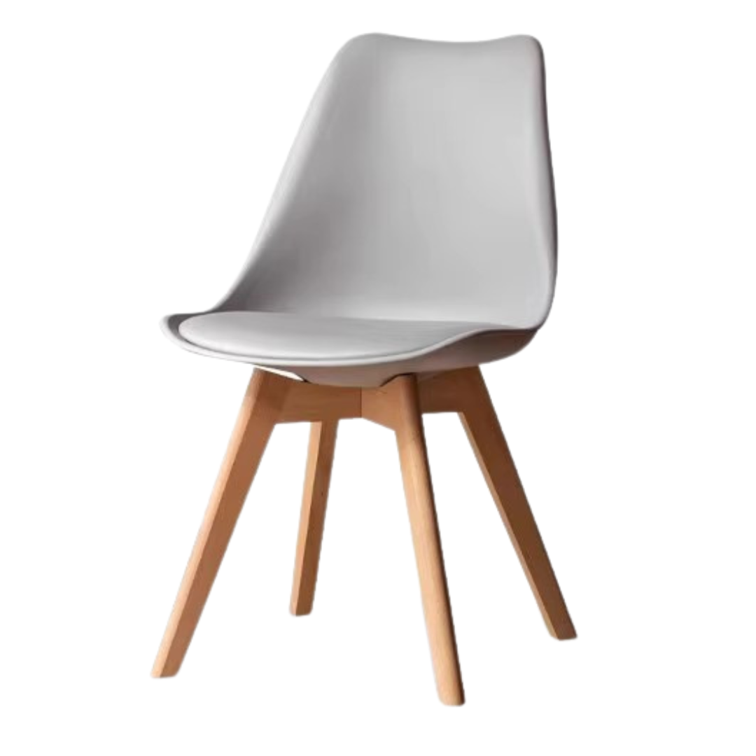 4 Pcs 18.5x21.7x31.9 inch/ 47x55x81сm/ Natural Wood color/ Oak gray Chair