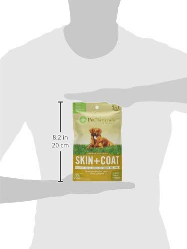 Pet Naturals of Vermont Skin & Coat Supplement for Dogs - 3 Pack (30 Chews Each) - Omega Fatty Acids for Healthy Skin & Shiny Coat - Perfect for Daily Wellness & Allergy Relief