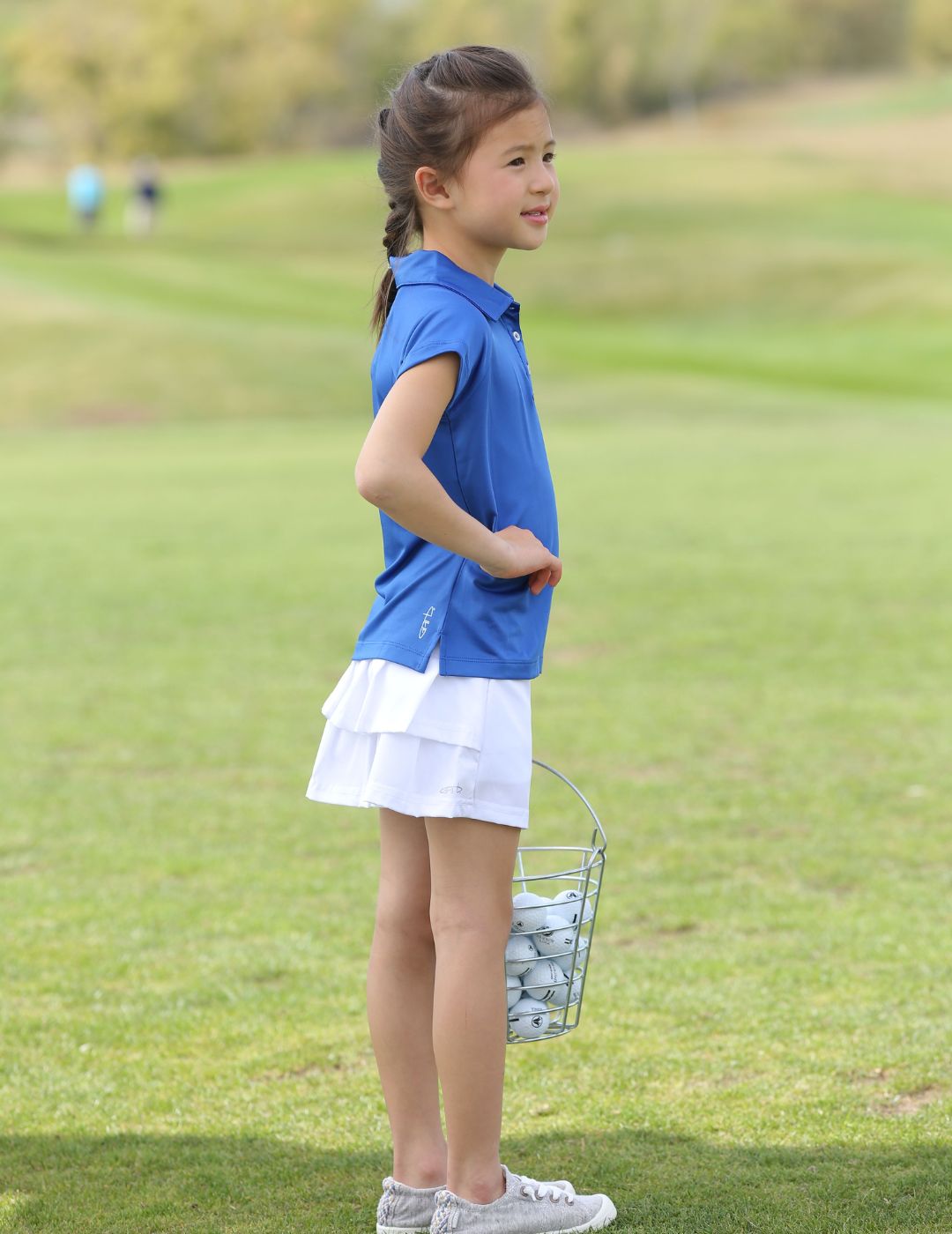 Sara Toddler Girls' Golf Skirt with Shorts - Cute & Comfortable Athletic Skort for Young Girls - Perfect for Golf, Tennis, School & Playtime