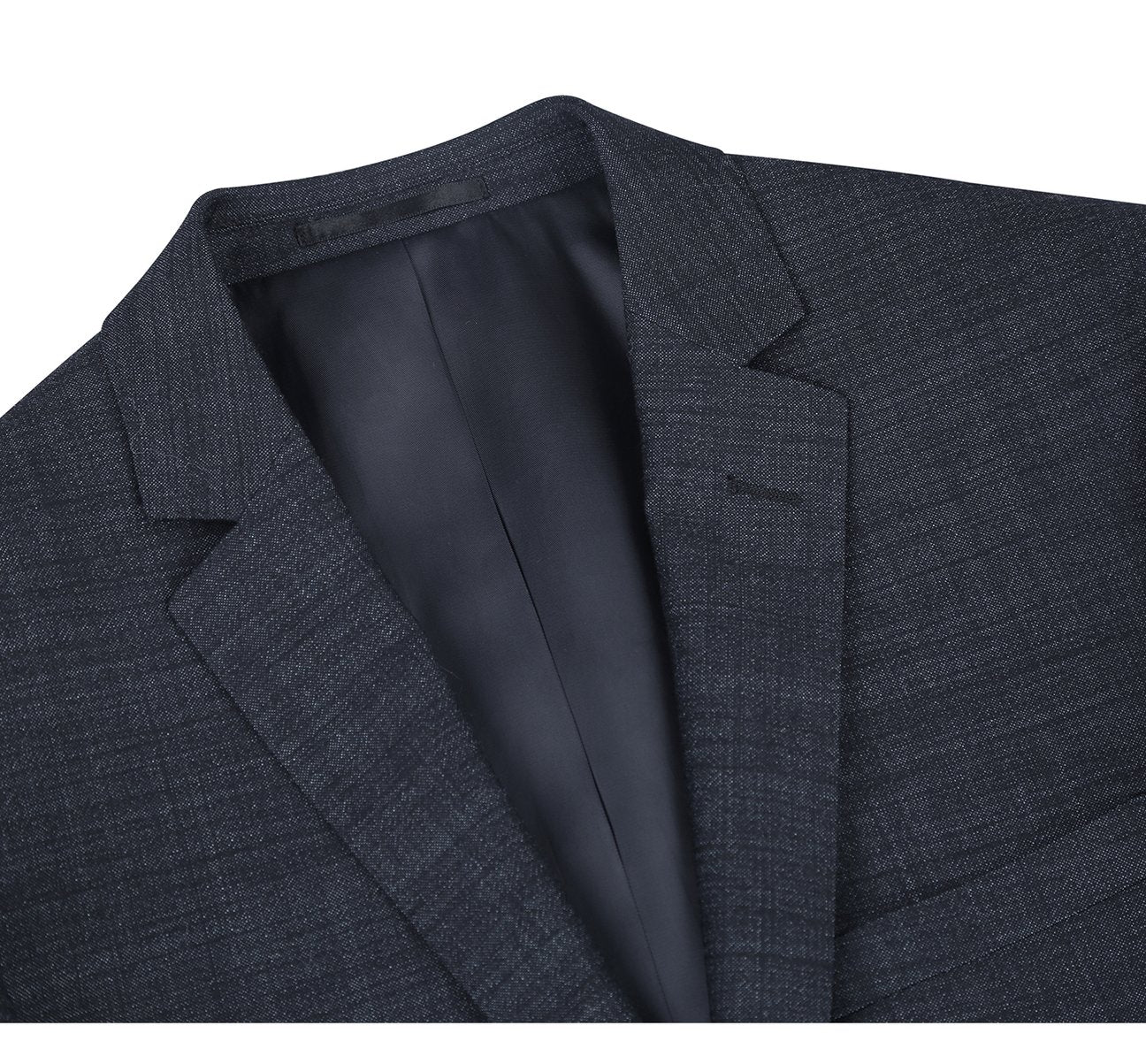 Alessandro Vitello by Renoir Charcoal Two Piece Slim Fit Wool Blend Suit 558 2 - Premium Business Attire for Weddings, Office Meetings & Formal Events