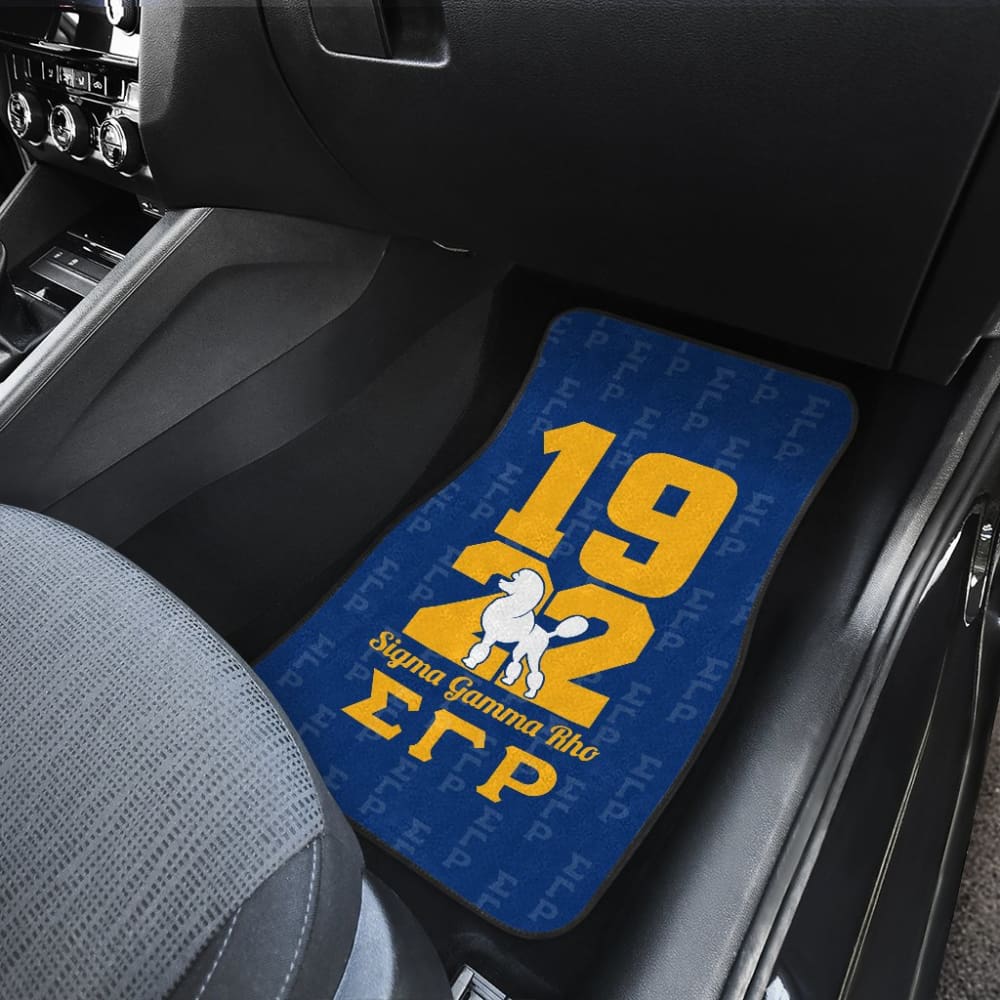 Premium Sigma Gamma Rho Car Floor Mats - Africa Zone Design 210906 - Durable & Custom Fit for Cars, SUVs, Trucks - Perfect for Road Trips, Daily Commutes & Organization