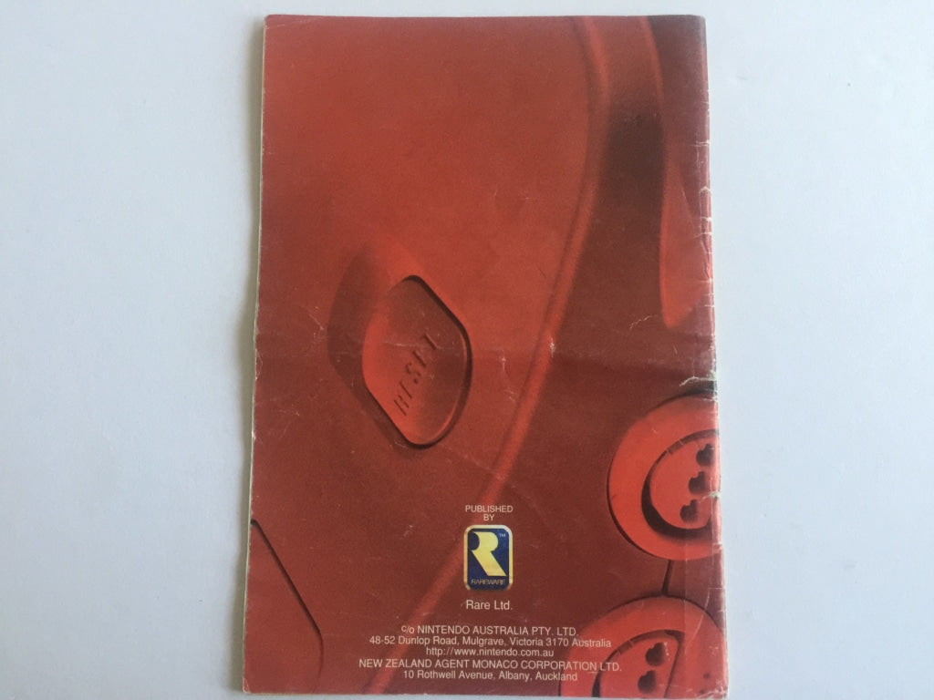 Diddy Kong Racing Official Game Manual - Complete Guide & Walkthrough for Nintendo 64 Players - Perfect for Retro Gaming Enthusiasts & Collectors