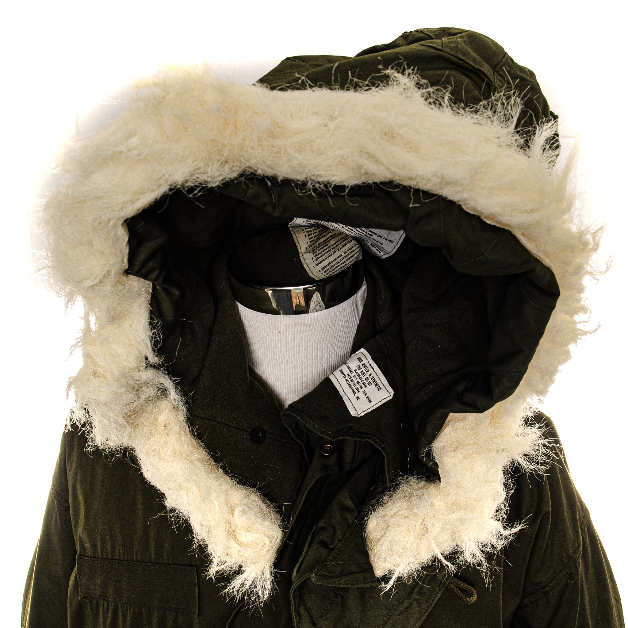 Original US Army Fishtail Parka Complete 1988 Large with Liner Deadstock - Vintage Military Outerwear for Cold Weather & Outdoor Adventures