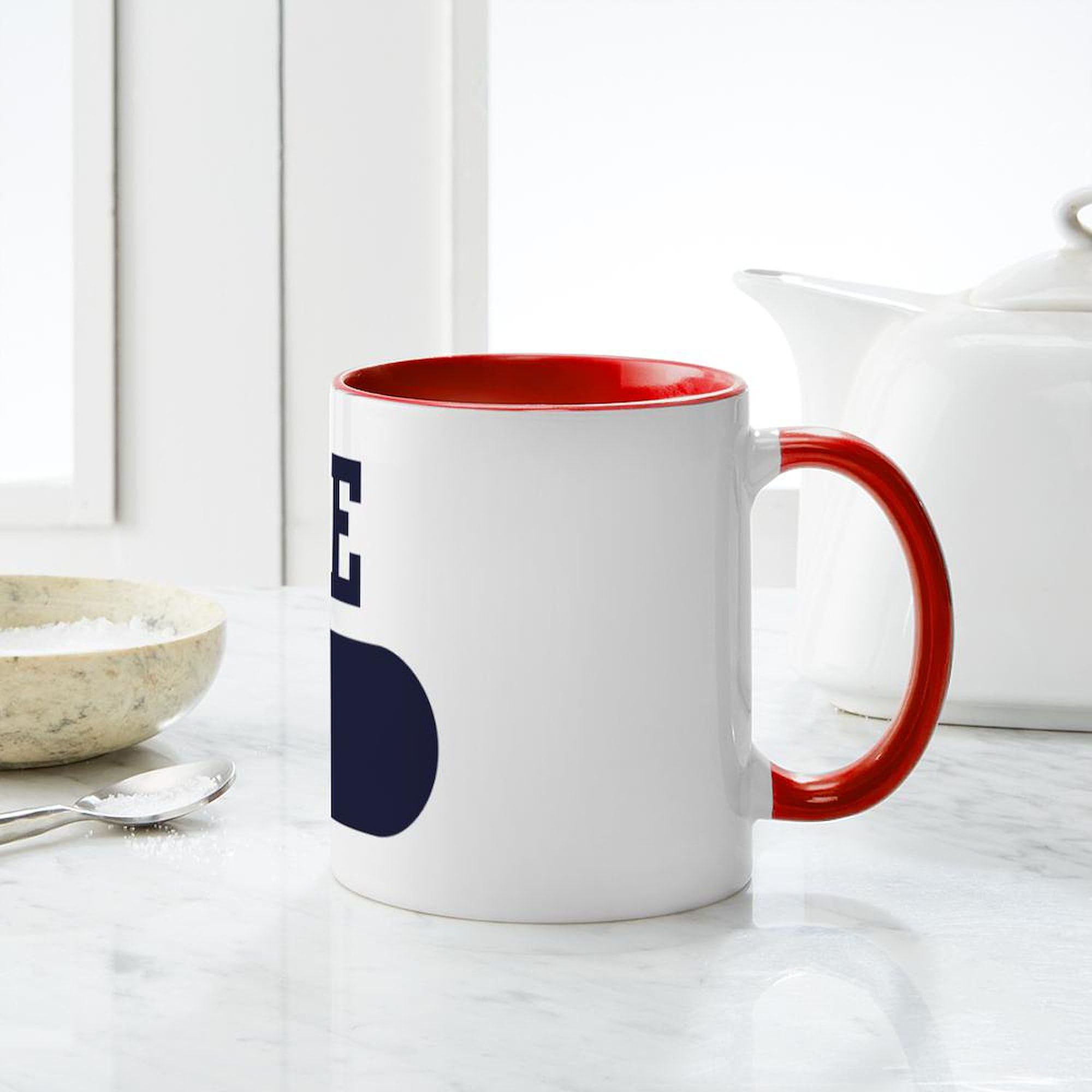 Puggle Dad Mug - 11 oz (325 ml) Ceramic Coffee Cup for Tea & Hot Drinks - Funny Dog Lover Gift for Father's Day, Birthday & Office Use